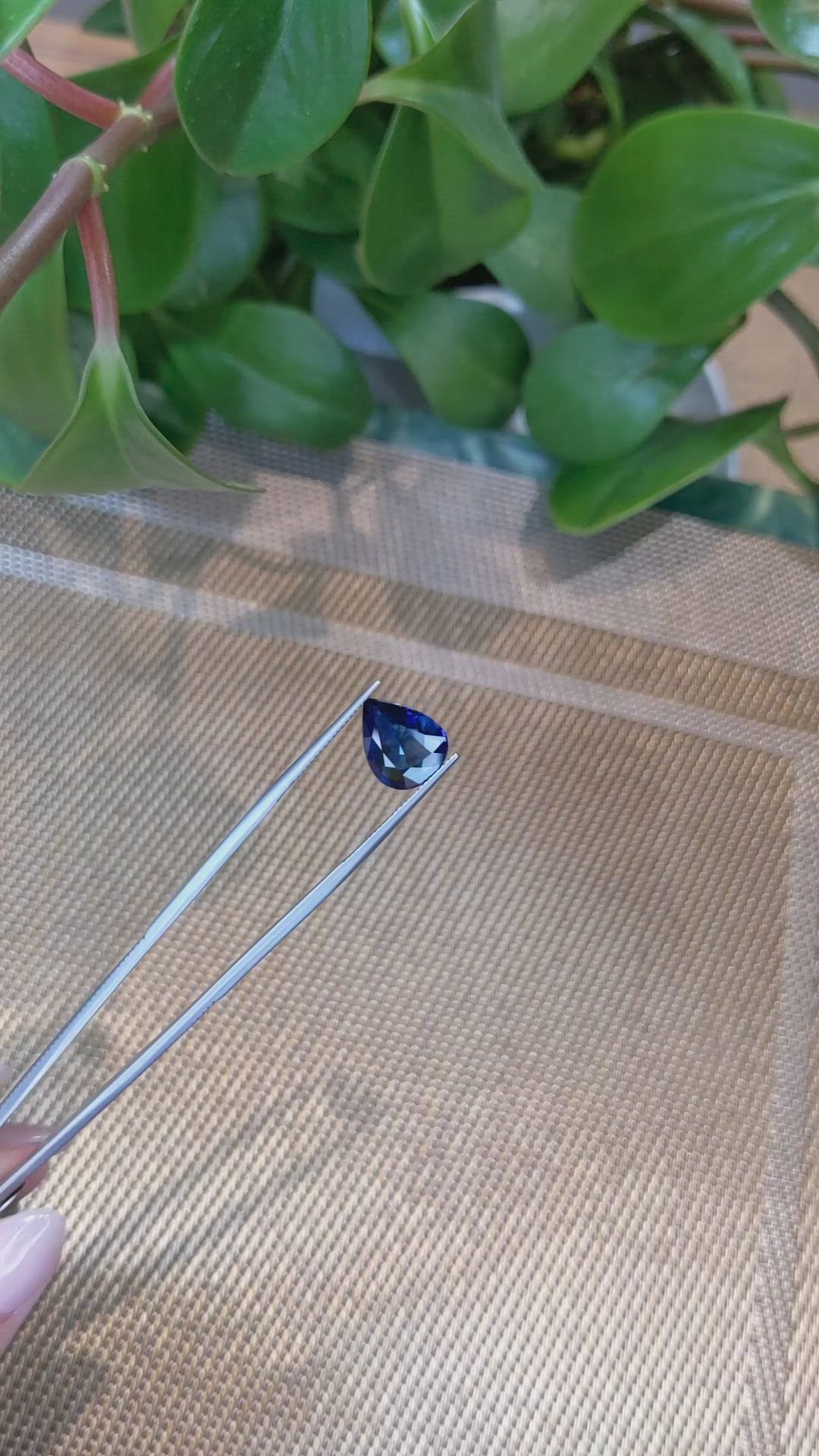 5.01 Ct. Blue Sapphire from Madagascar Size Video