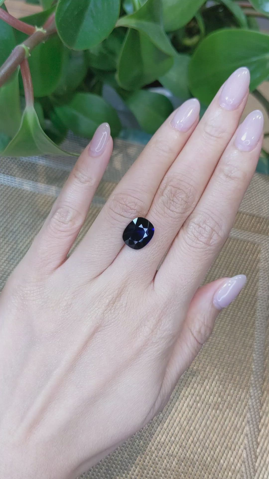 6.02 Ct. Blue Sapphire from Madagascar Size Video