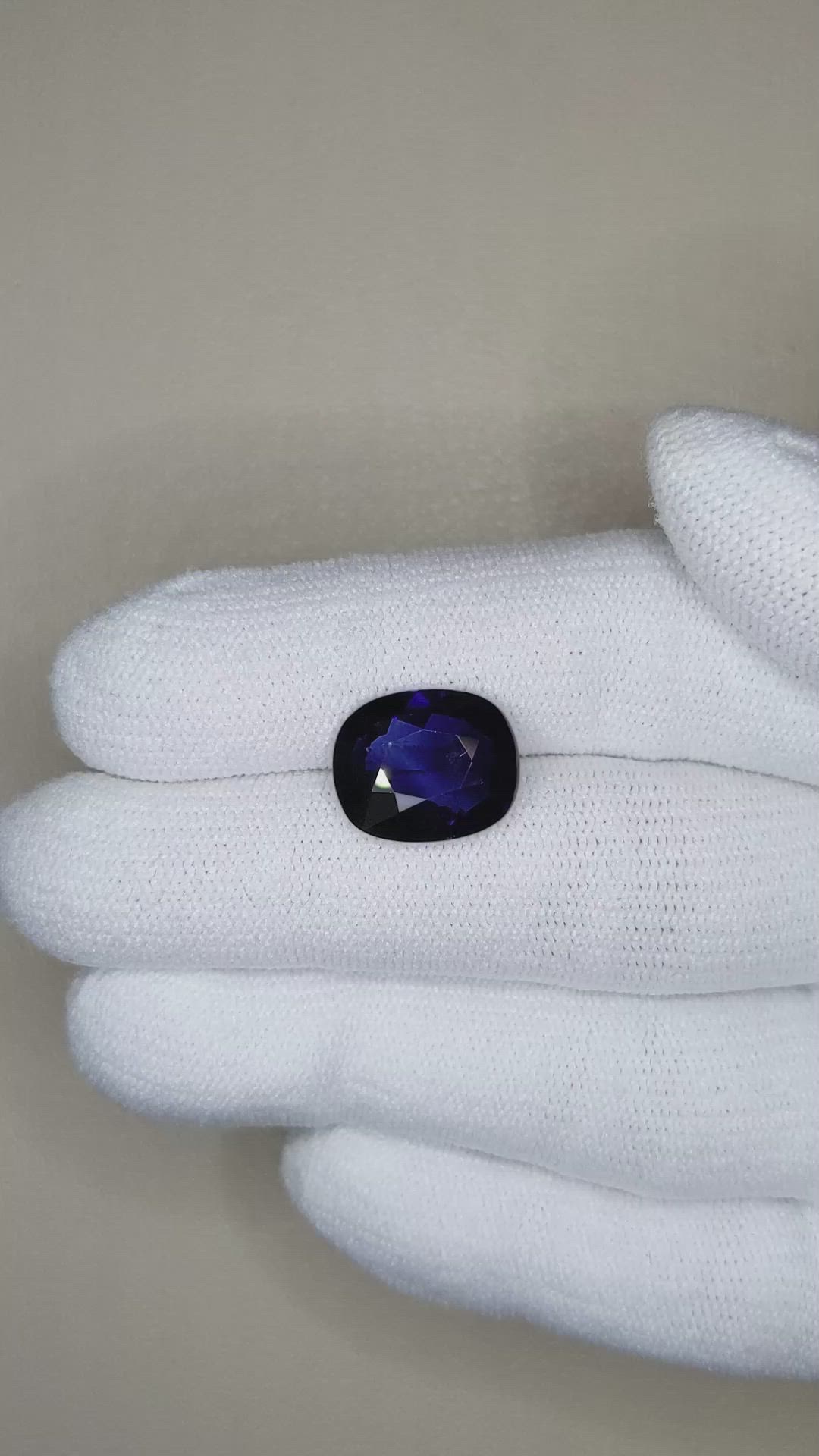 6.02 Ct. Blue Sapphire from Madagascar Size Video