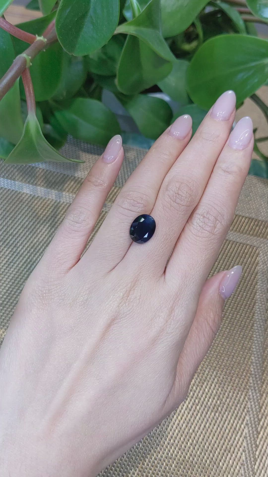 6.01 Ct. Blue Sapphire from Madagascar Size Video