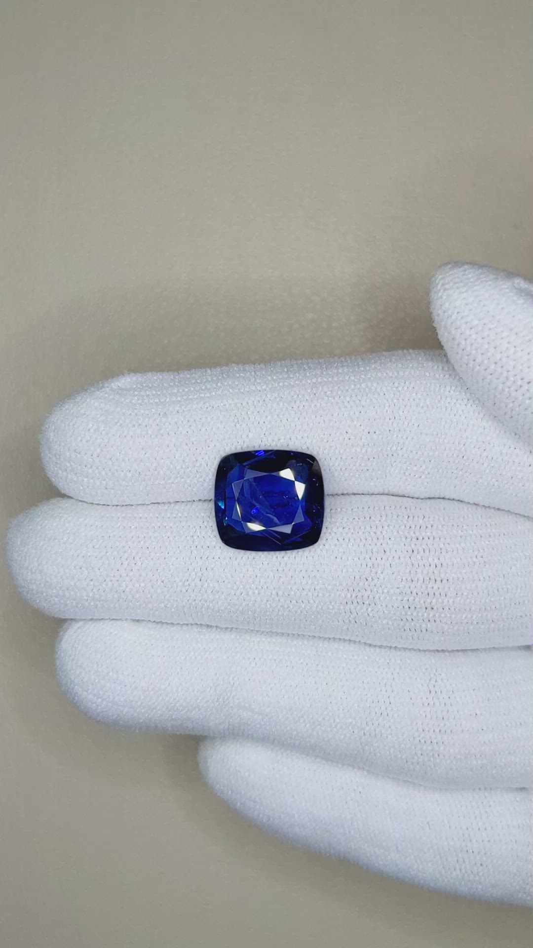 5.56 Ct. Blue Sapphire from Madagascar Size Video