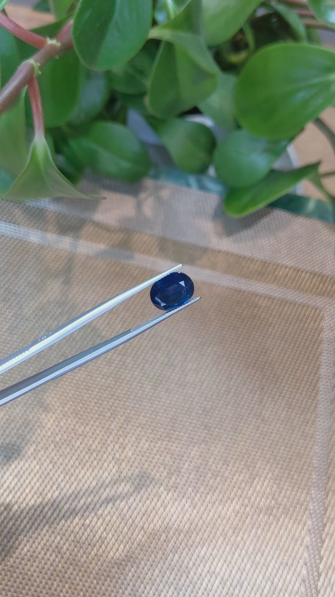 5.42 Ct. Blue Sapphire from Thailand Size Video