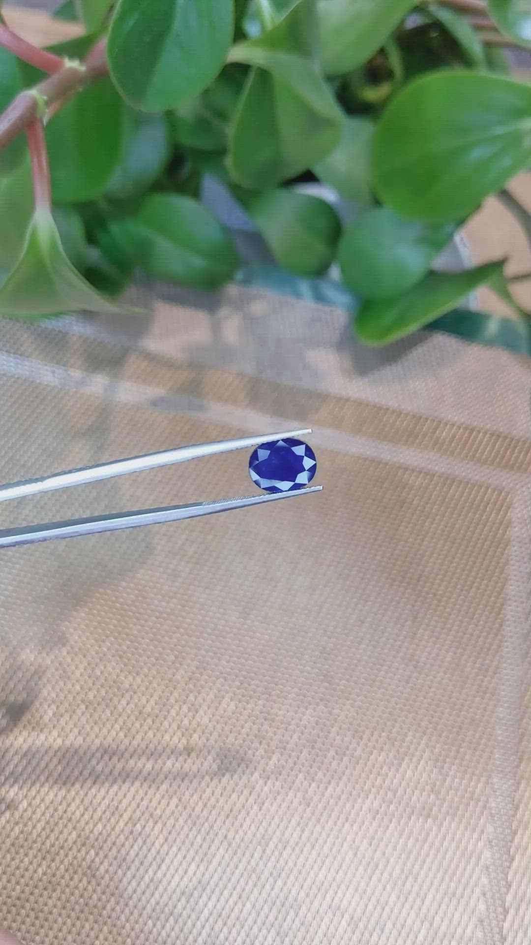 4.43 Ct. Blue Sapphire from Thailand Size Video