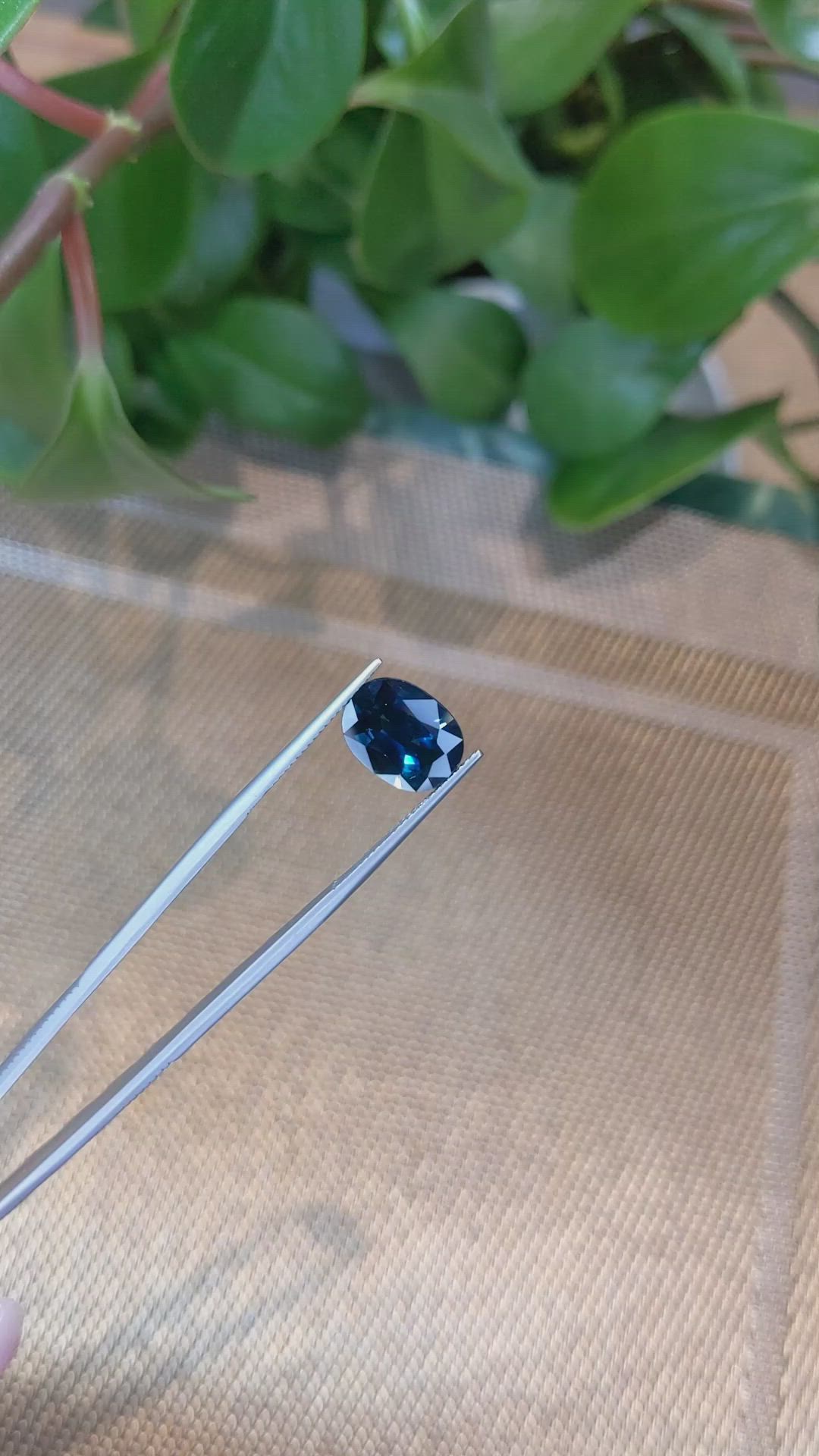 6.16 Ct. Blue Sapphire from Madagascar Size Video