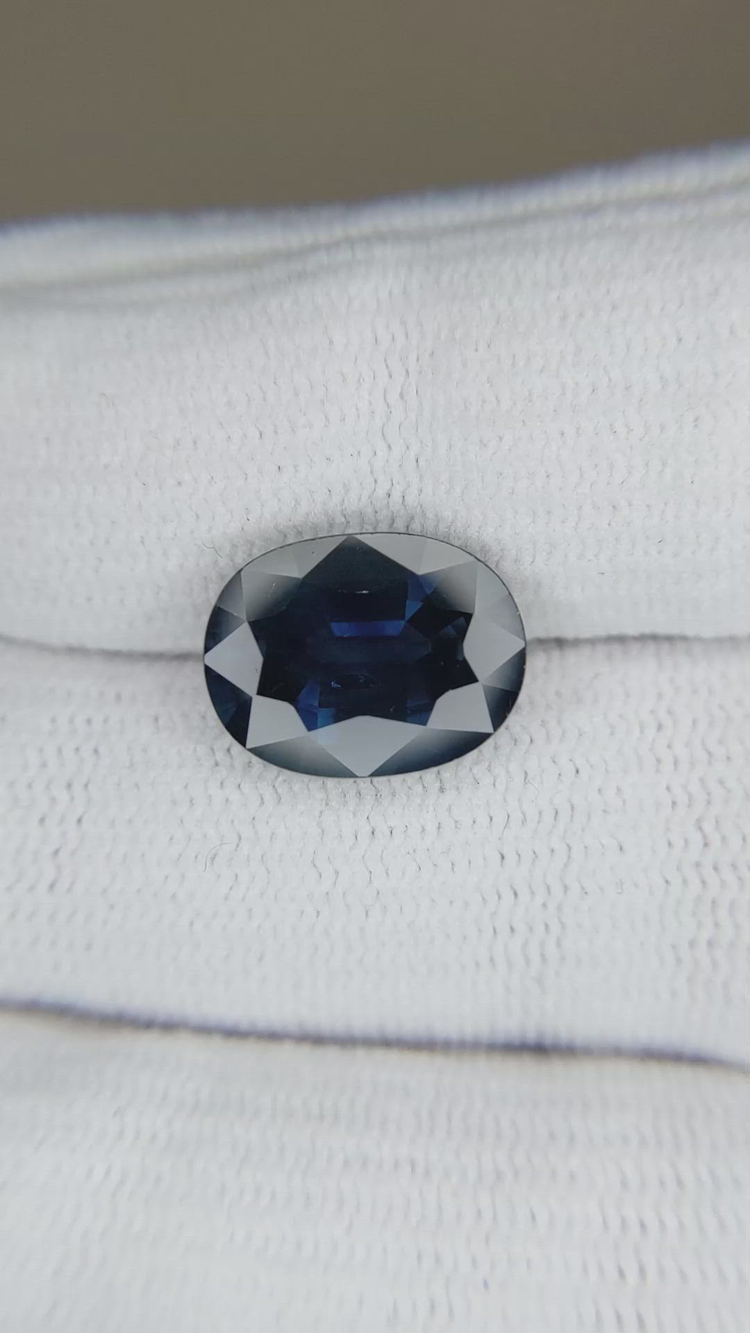 6.16 Ct. Blue Sapphire from Madagascar Size Video