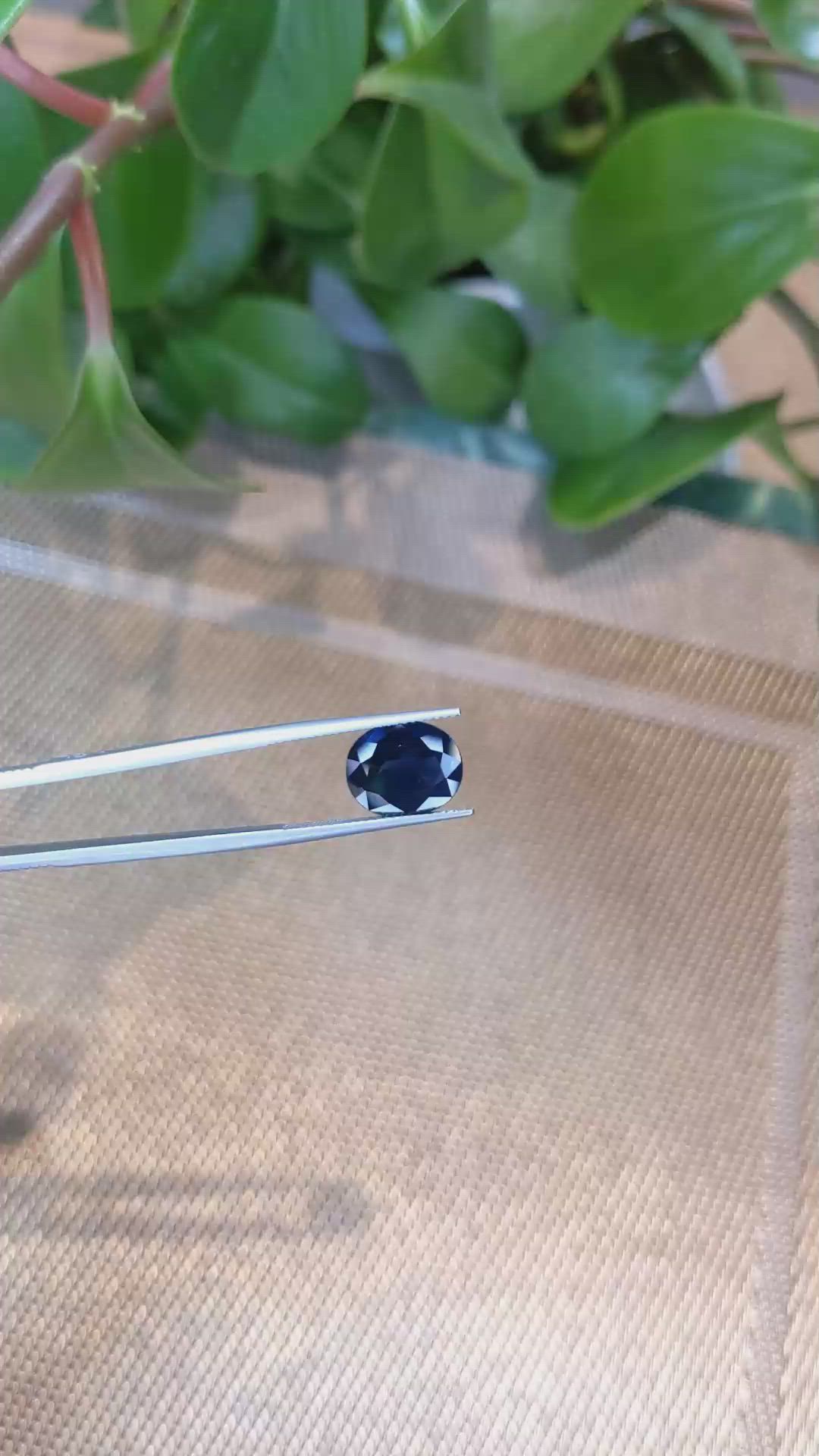 4.64 Ct. Blue Sapphire from Madagascar Size Video