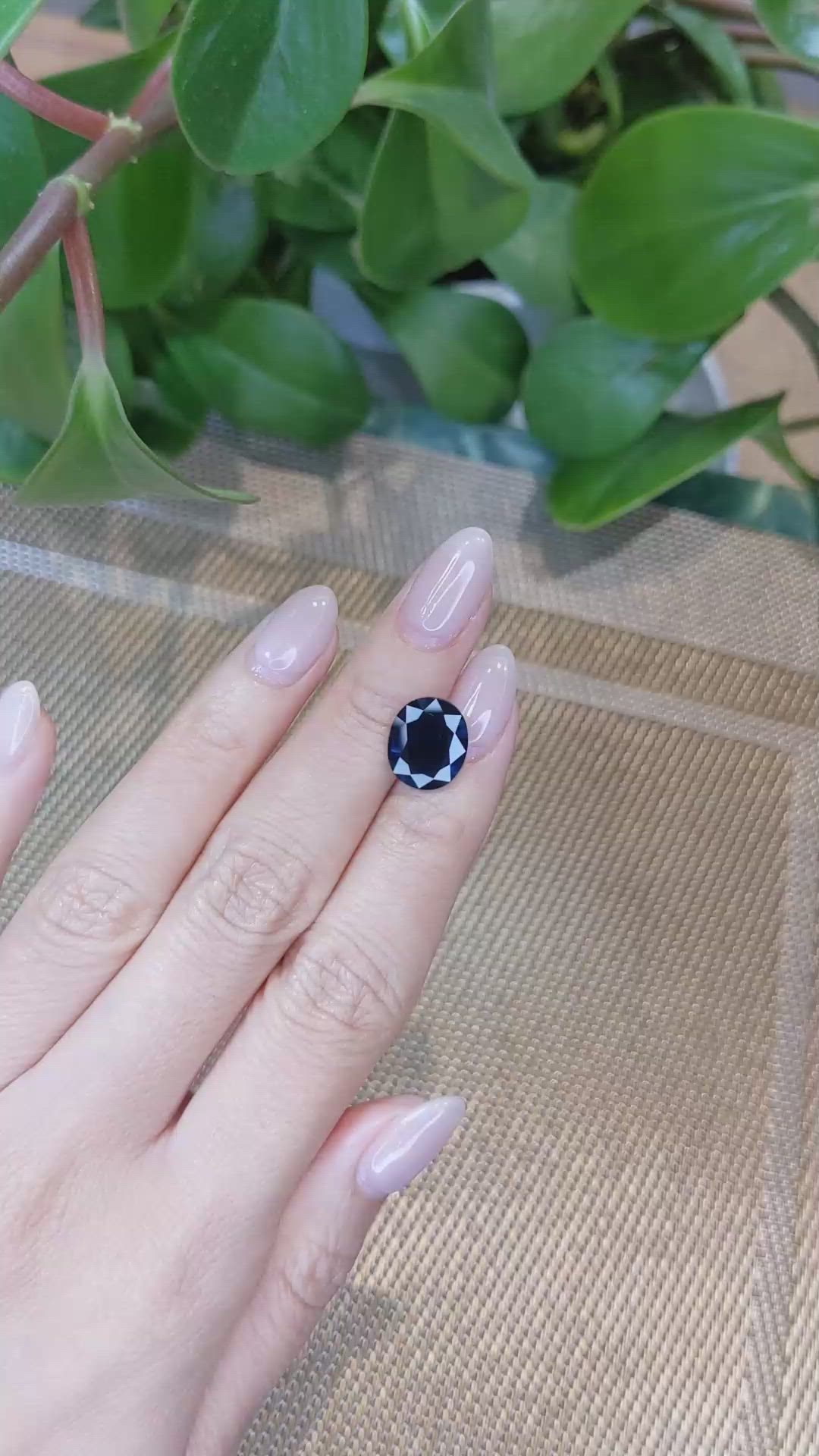 4.64 Ct. Blue Sapphire from Madagascar Size Video