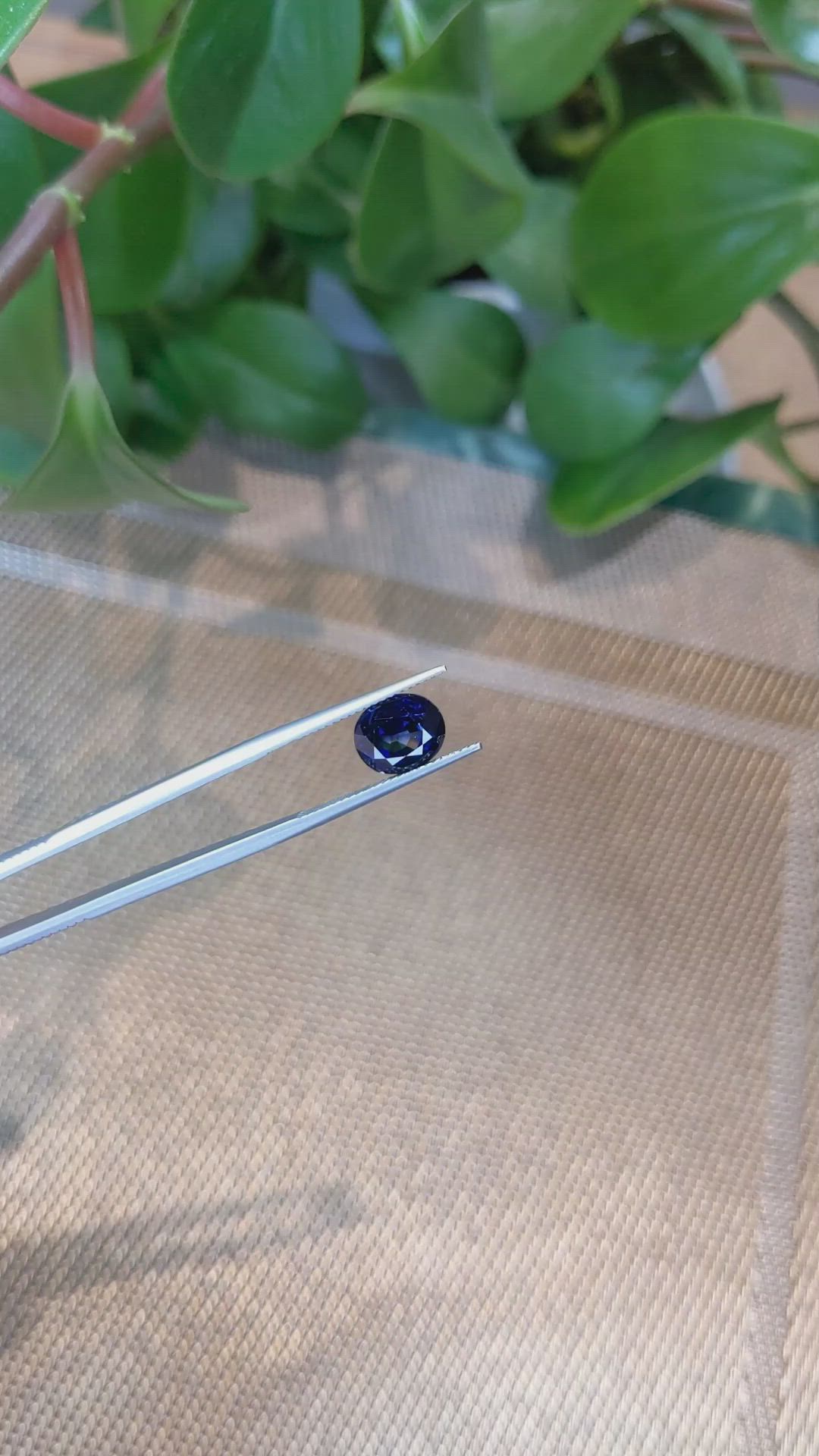 4.14 Ct. Blue Sapphire from Madagascar Size Video
