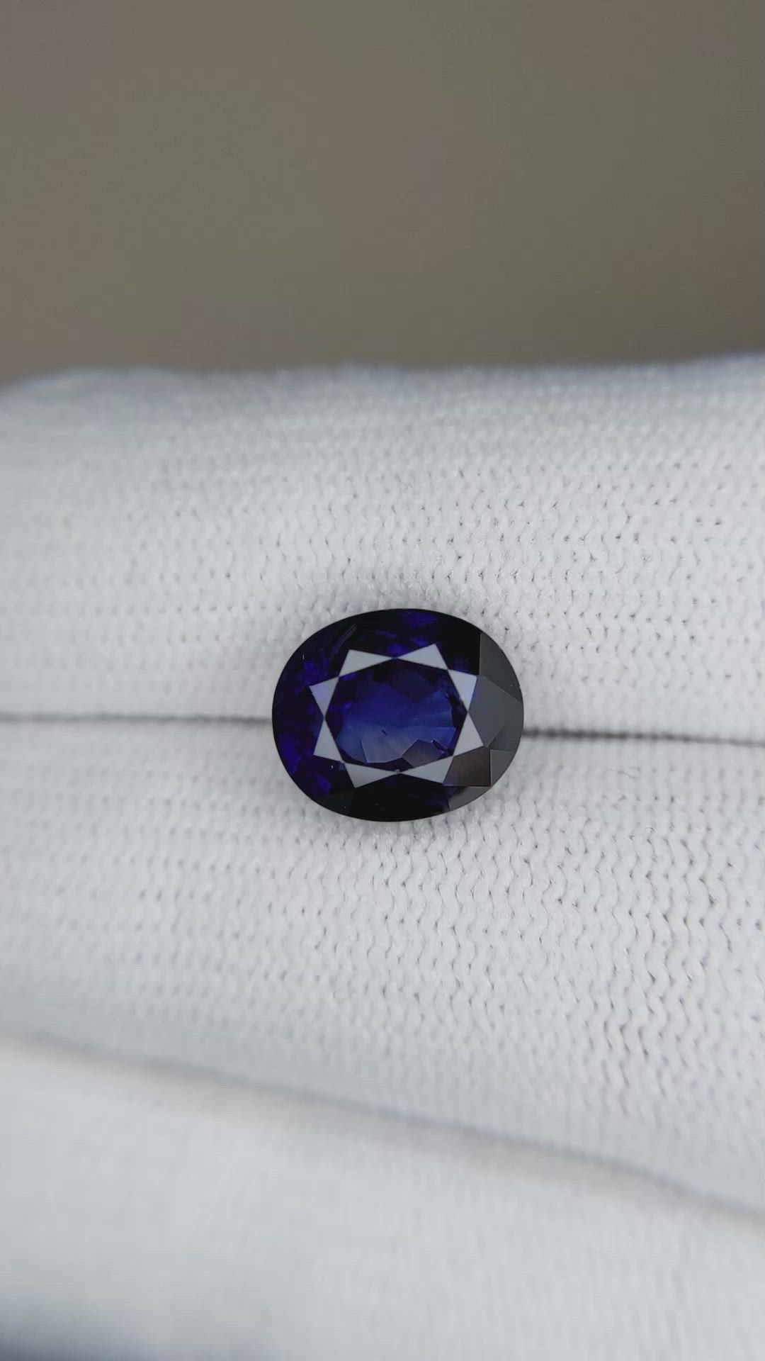 4.14 Ct. Blue Sapphire from Madagascar Size Video