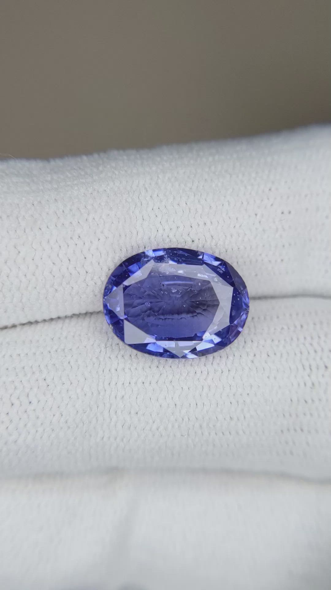 5.01 Ct. Blue Sapphire from Madagascar Size Video