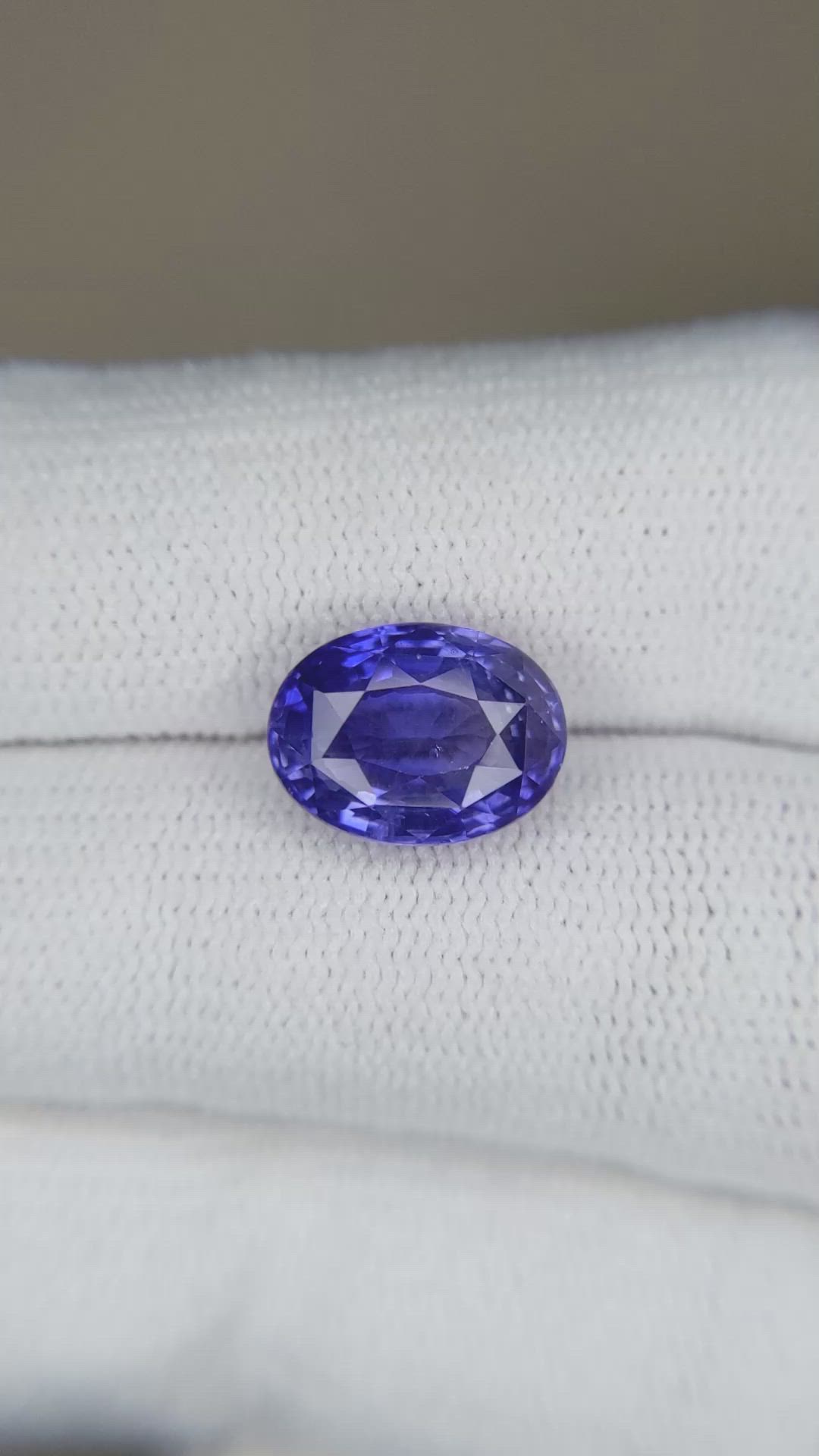 4.68 Ct. Blue Sapphire from Madagascar Size Video