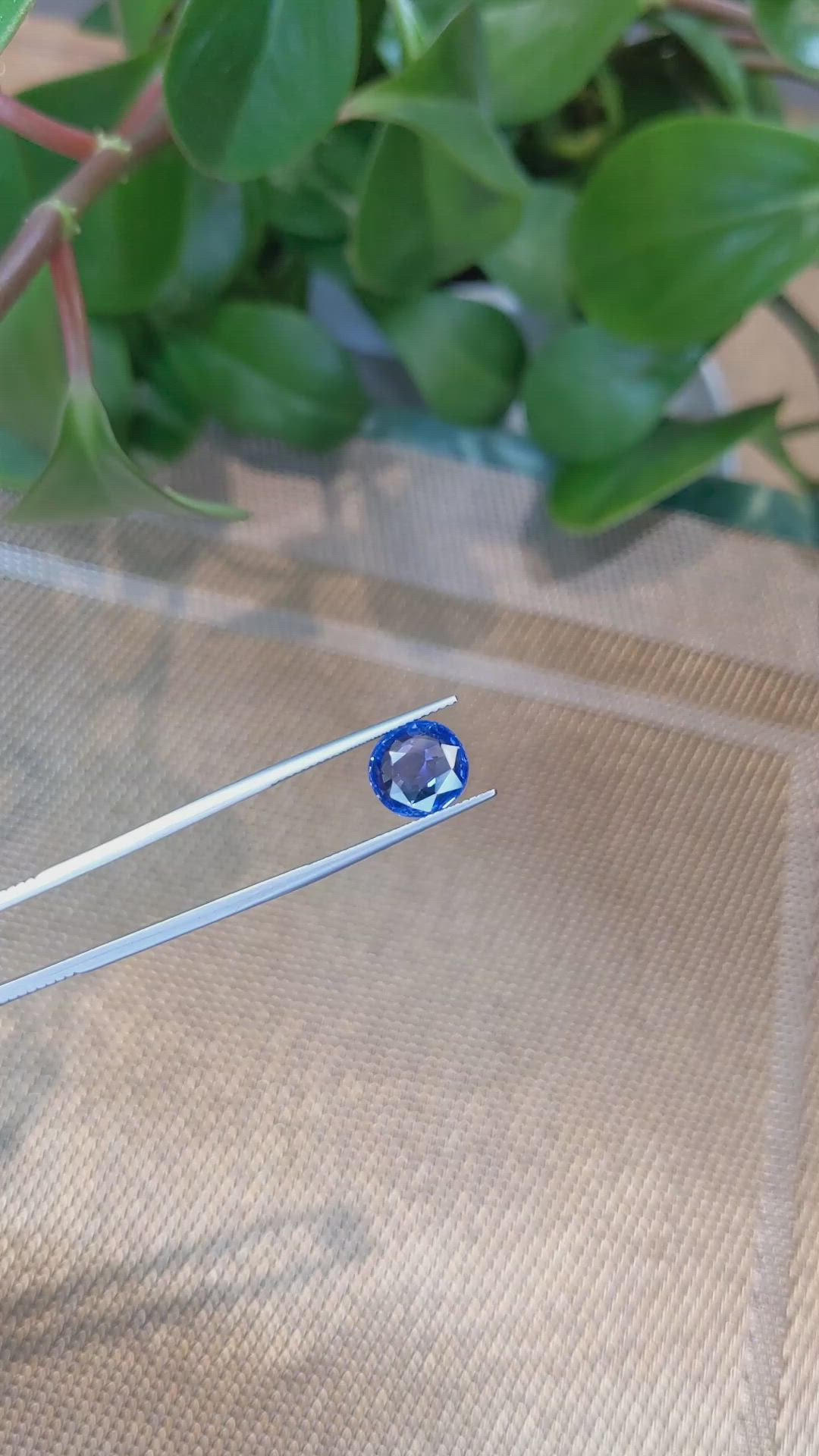 4.44 Ct. Blue Sapphire from Madagascar Size Video