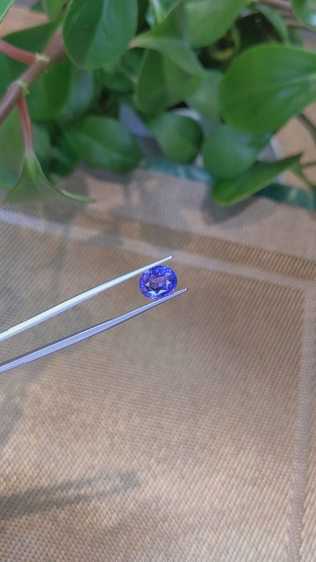 3.64 Ct. Blue Sapphire from Madagascar Size Video