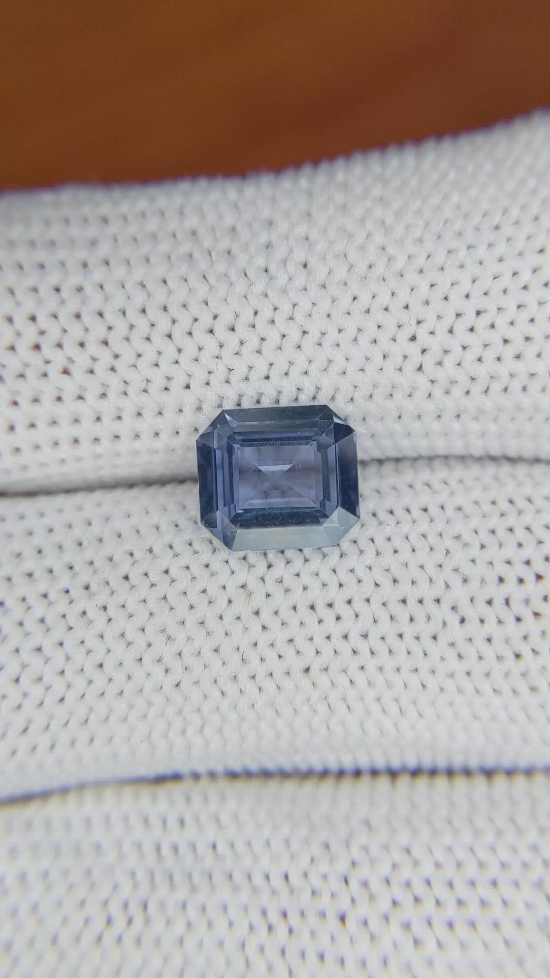 2.08 Ct. Blue Sapphire from Ceylon (Sri Lanka) Size Video