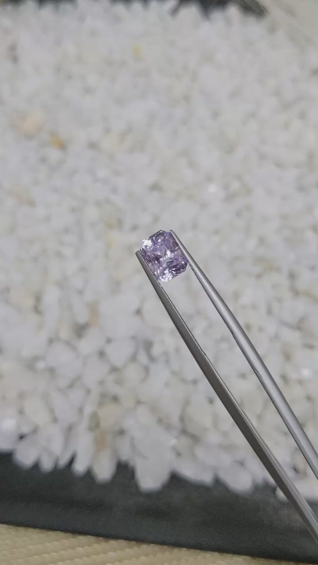 2.07 Ct. Violet Sapphire from Ceylon (Sri Lanka) Size Video
