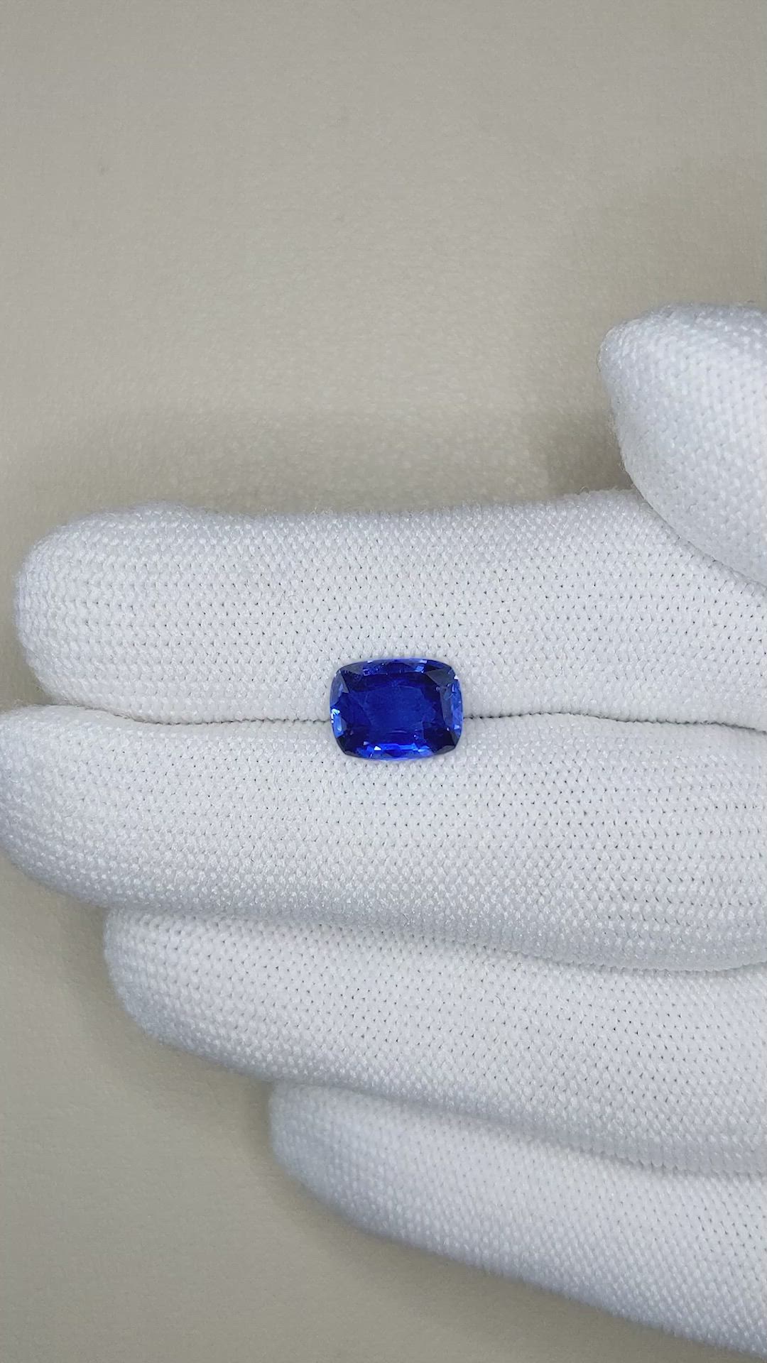 3.01 Ct. Blue Sapphire from Ceylon (Sri Lanka) Size Video