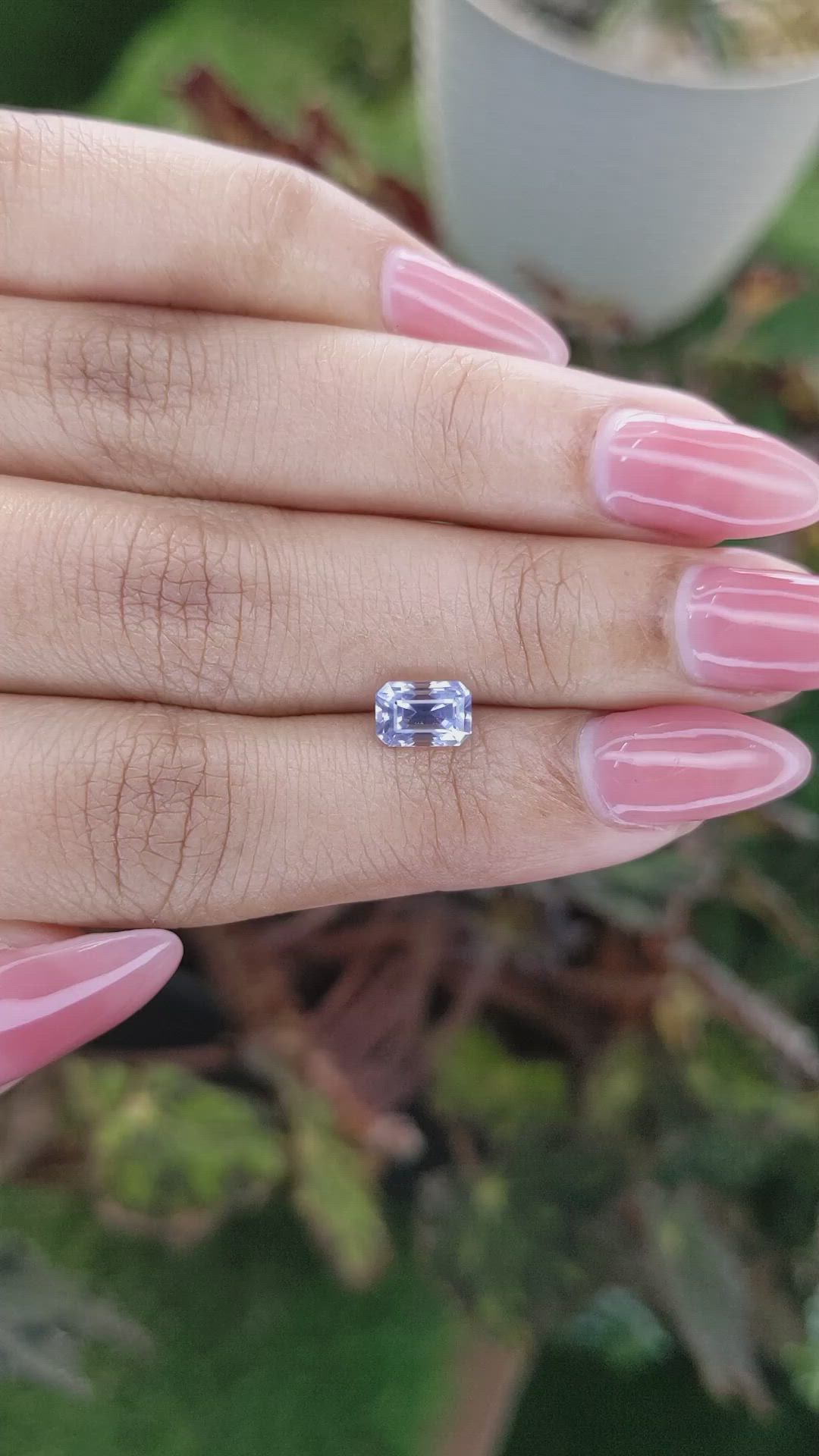 1.59 Ct. Blue Sapphire from Ceylon (Sri Lanka) Size Video