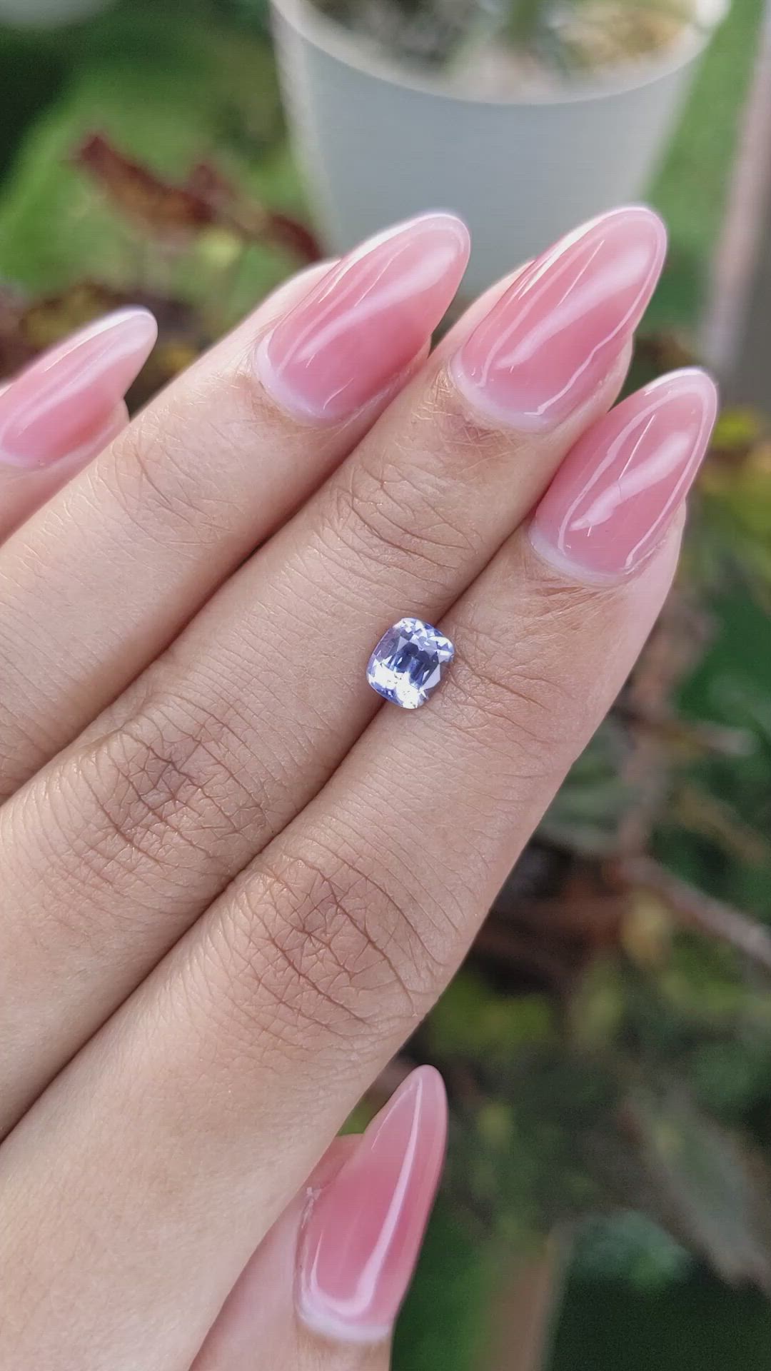 1.17 Ct. Blue Sapphire from Ceylon (Sri Lanka) Size Video