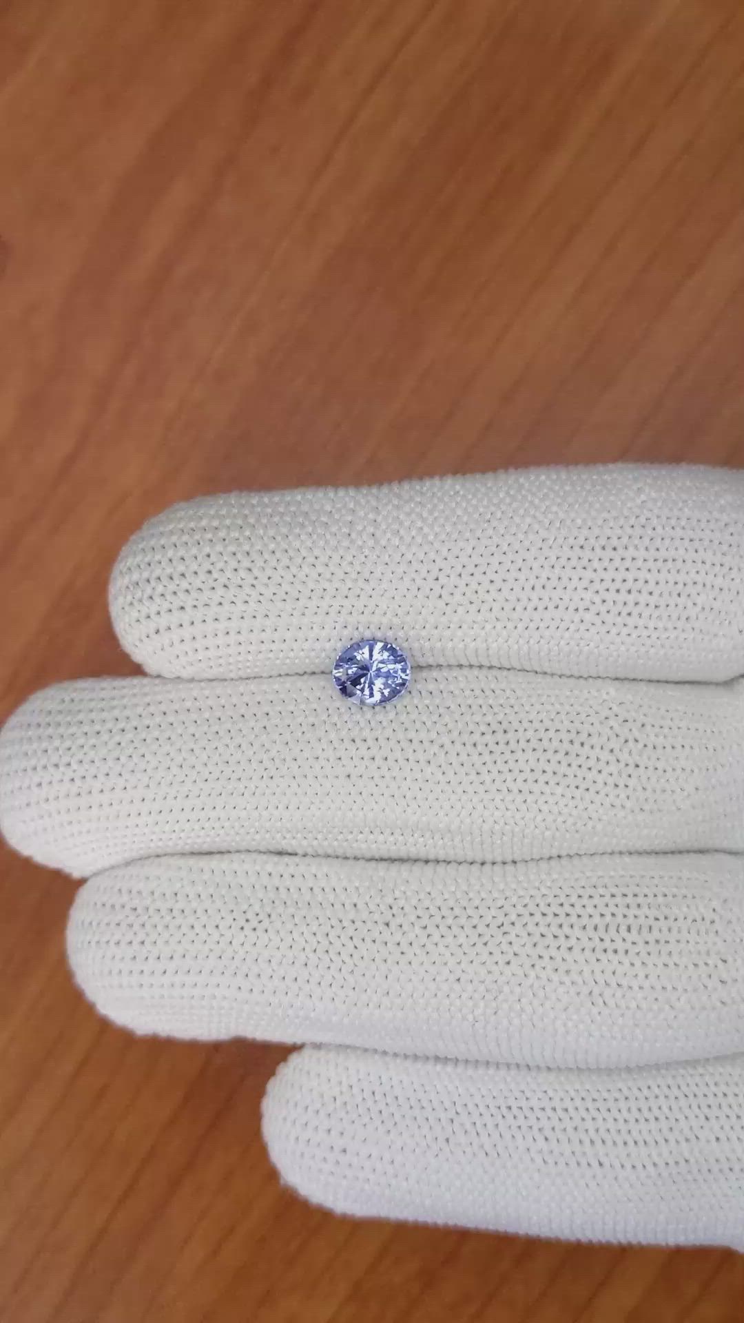 1.31 Ct. Blue Sapphire from Ceylon (Sri Lanka) Size Video