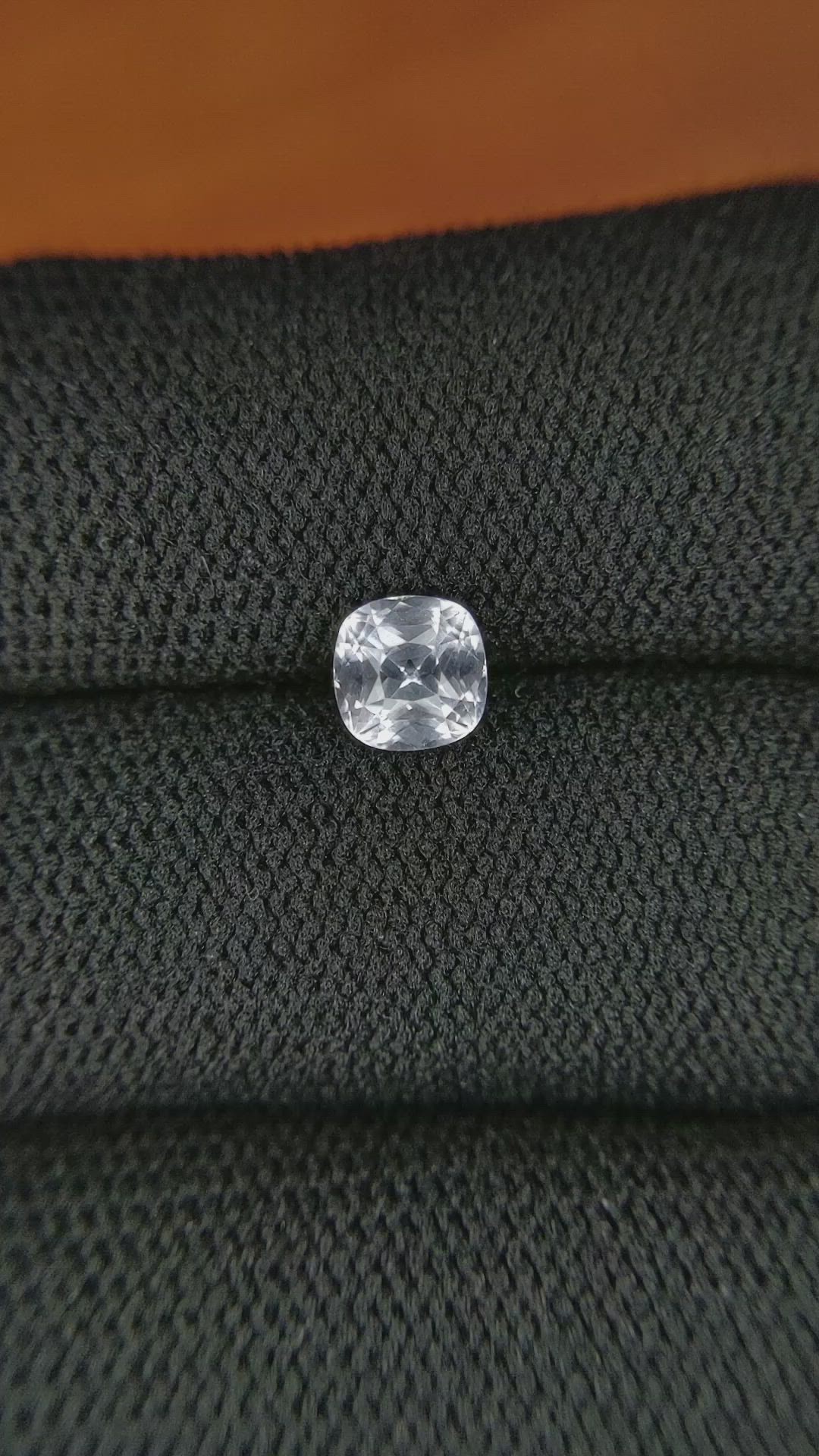 1.16 Ct. White Sapphire from Ceylon (Sri Lanka) Size Video