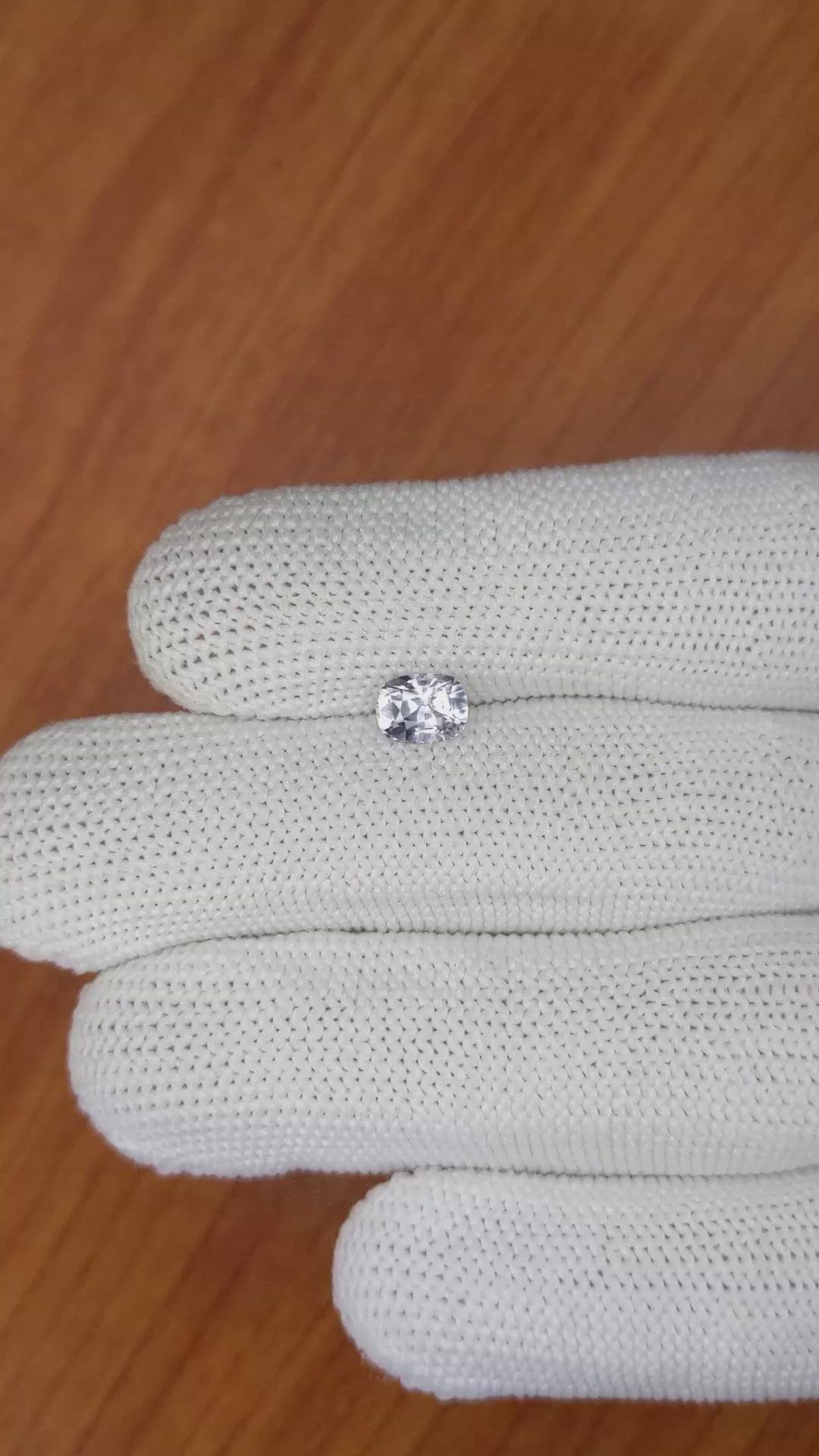 1.10 Ct. Violet Sapphire from Ceylon (Sri Lanka) Size Video