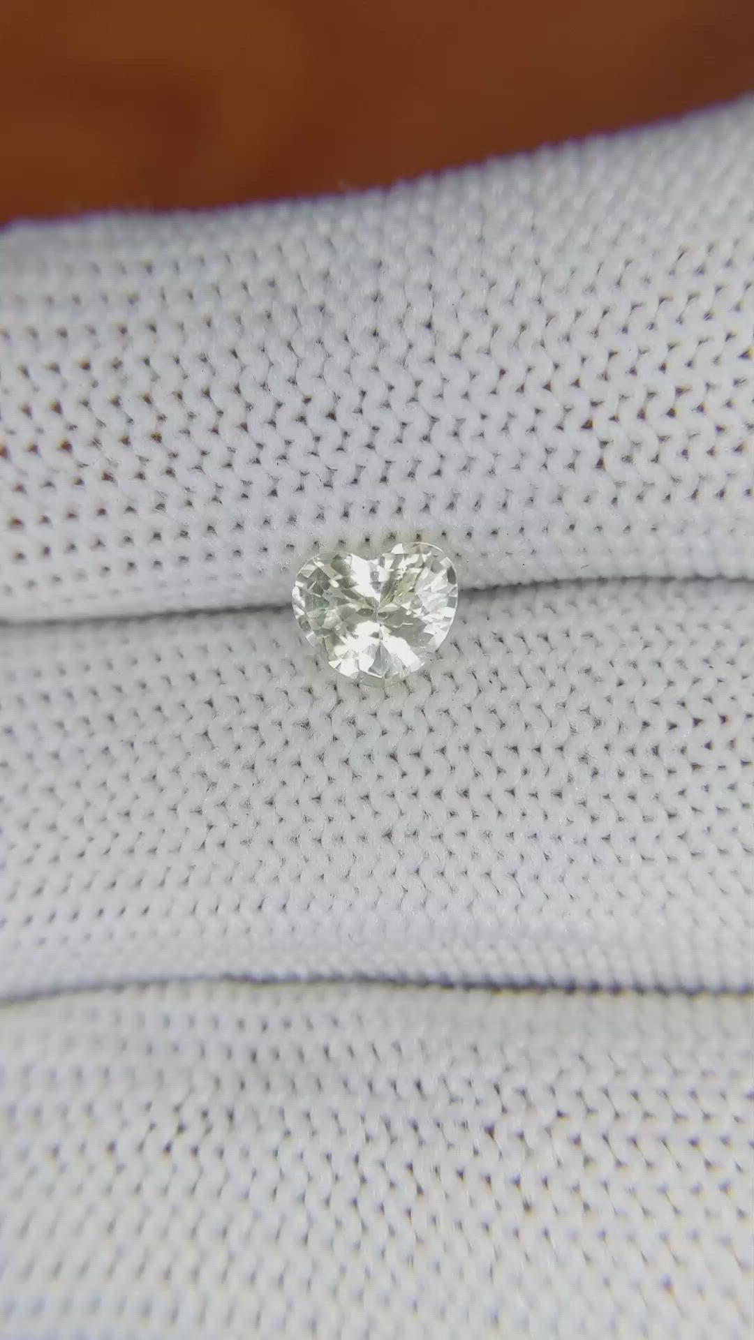0.99 Ct. Yellow Sapphire from Ceylon (Sri Lanka) Size Video