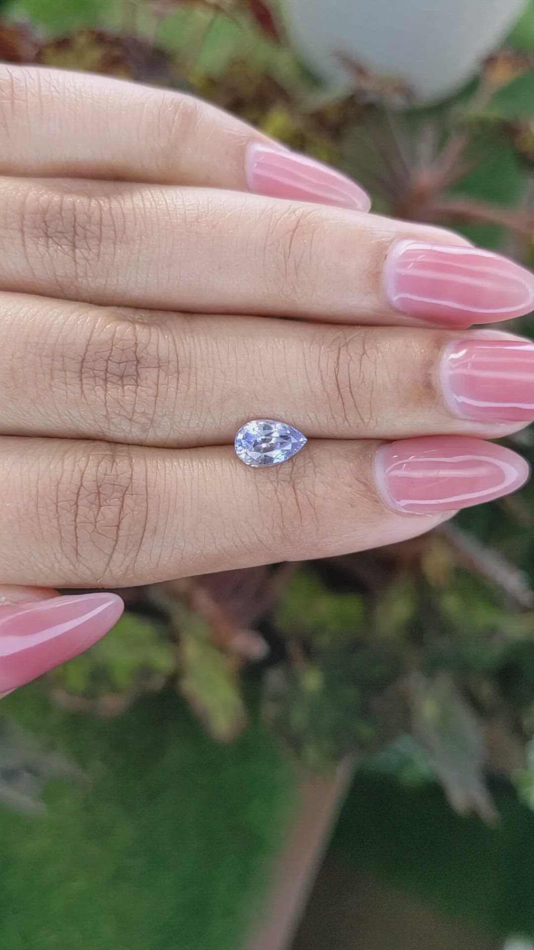 1.35 Ct. Blue Sapphire from Ceylon (Sri Lanka) Size Video