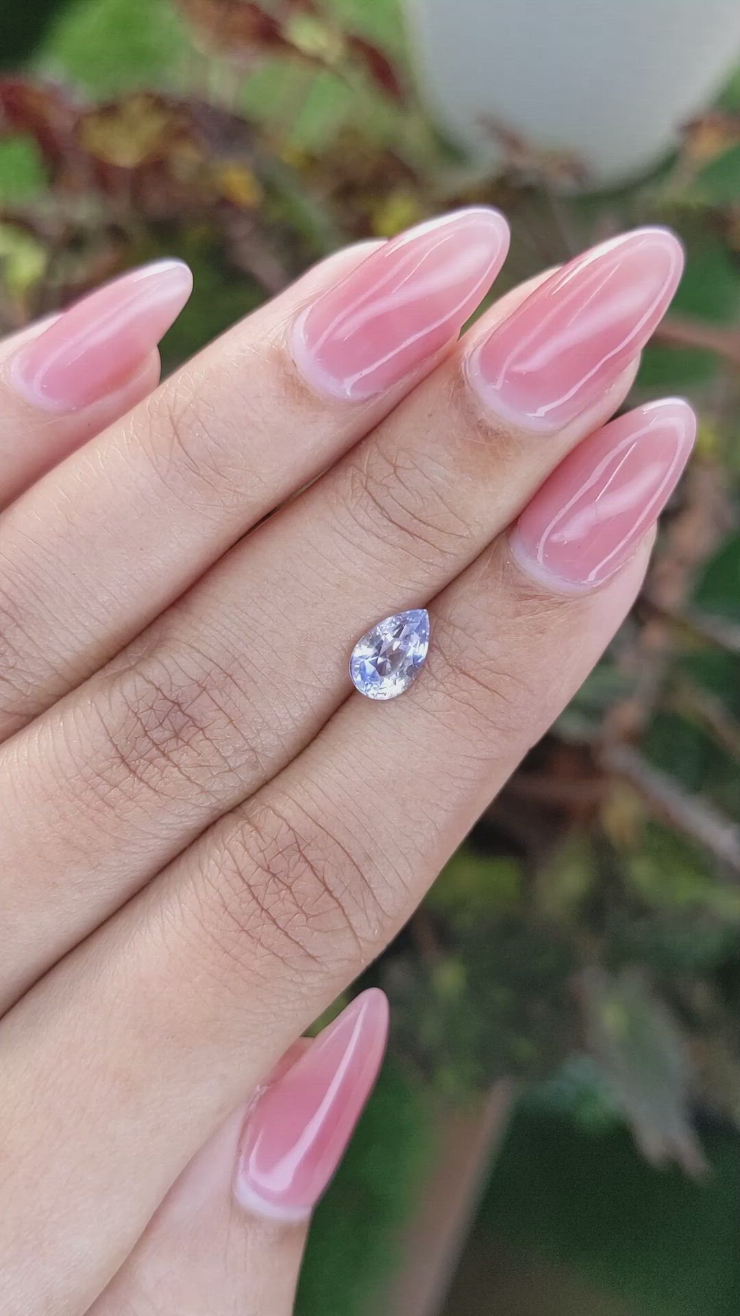 1.35 Ct. Blue Sapphire from Ceylon (Sri Lanka) Size Video