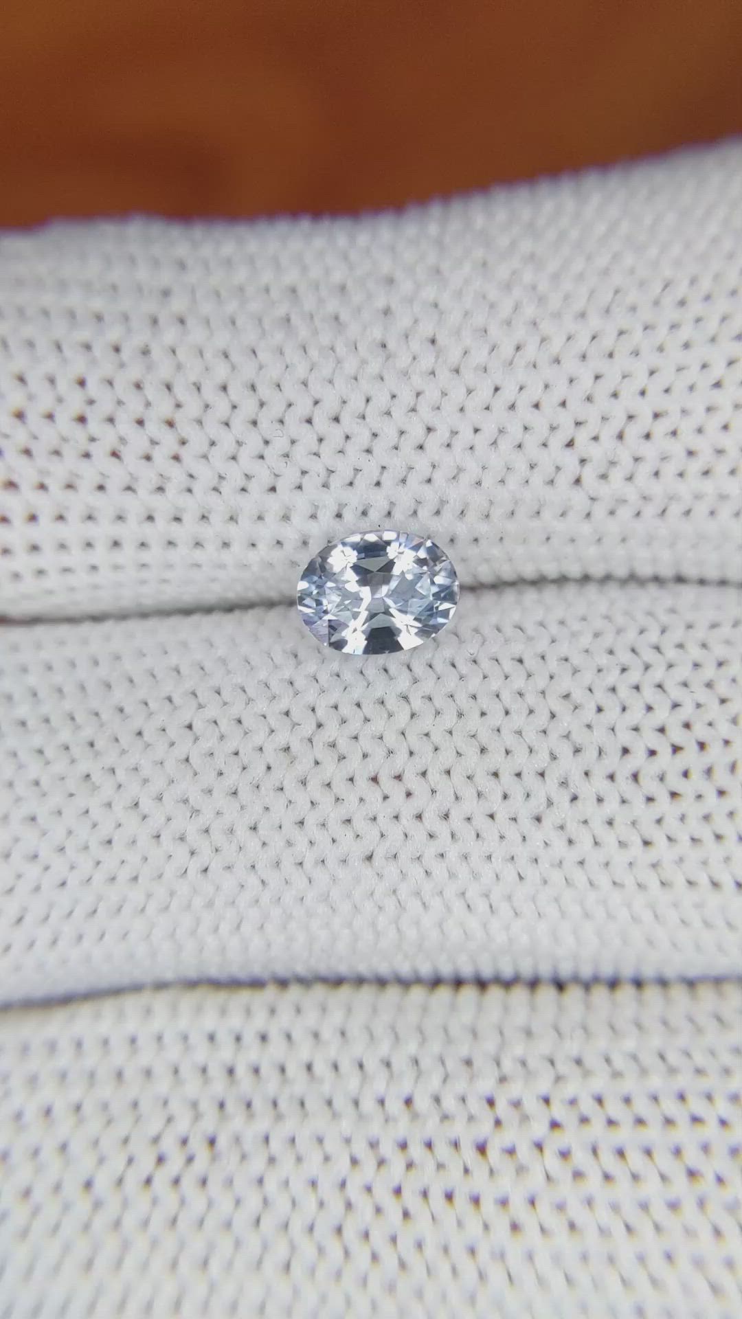 1.17 Ct. Blue Sapphire from Ceylon (Sri Lanka) Size Video