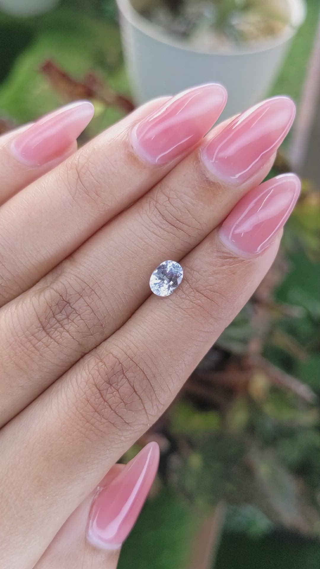 1.17 Ct. Blue Sapphire from Ceylon (Sri Lanka) Size Video