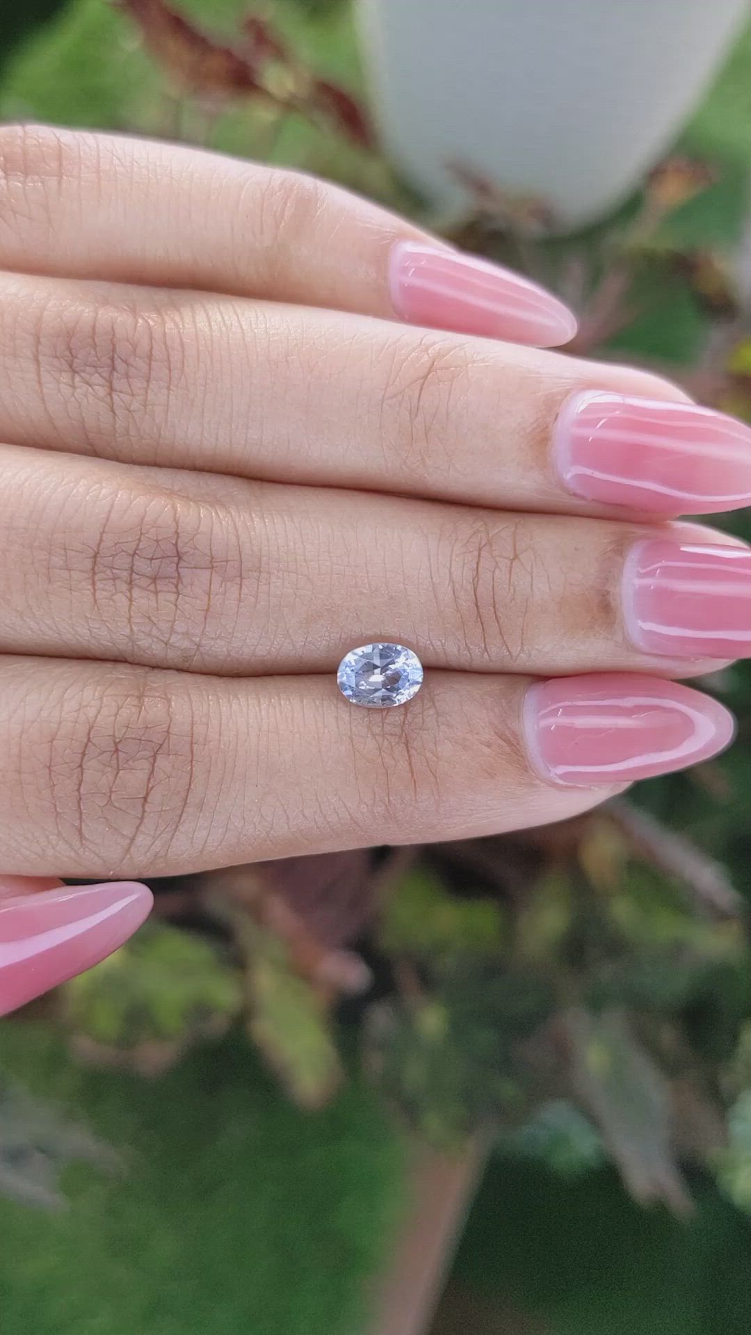 1.17 Ct. Blue Sapphire from Ceylon (Sri Lanka) Size Video