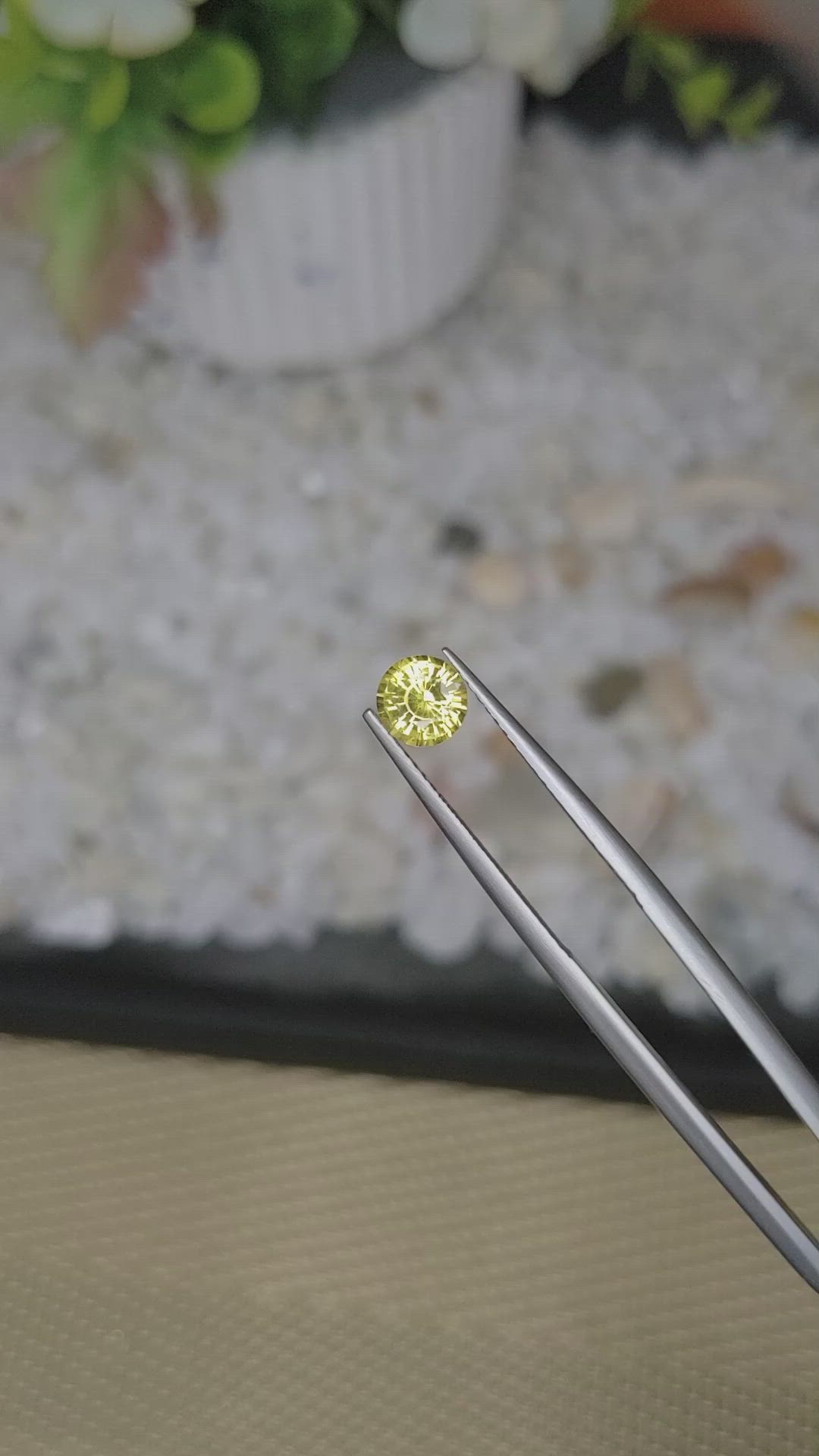 0.93 Ct. Yellow Sapphire from Ceylon (Sri Lanka) Size Video