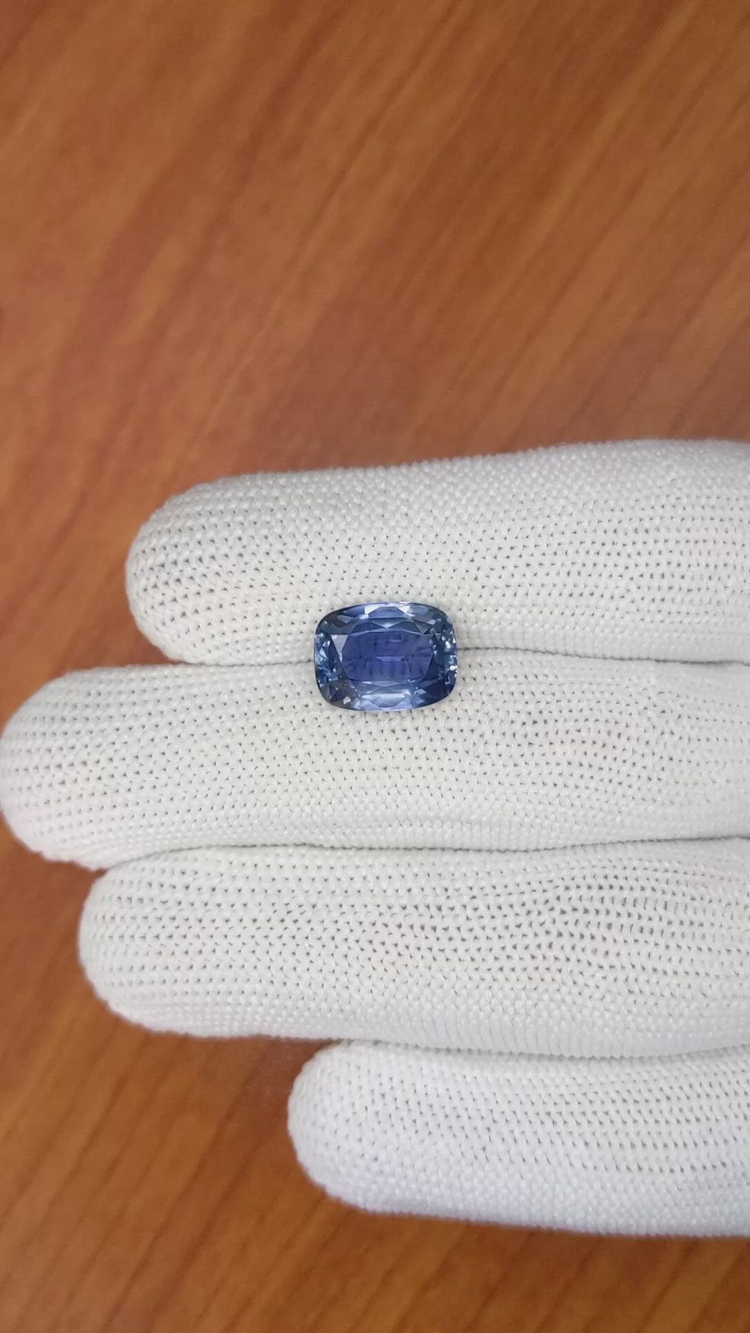 6.66 Ct. Blue Sapphire from Africa Size Video