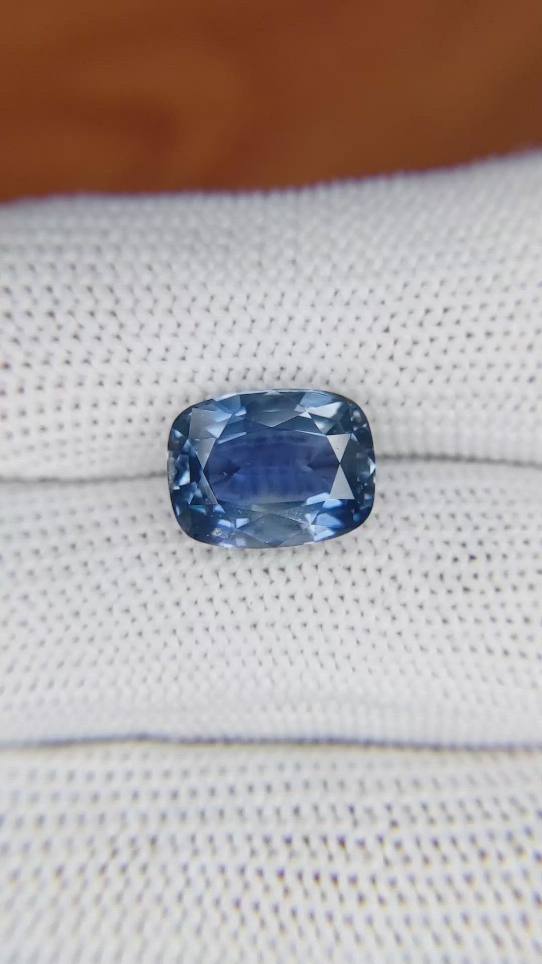 6.66 Ct. Blue Sapphire from Africa Size Video