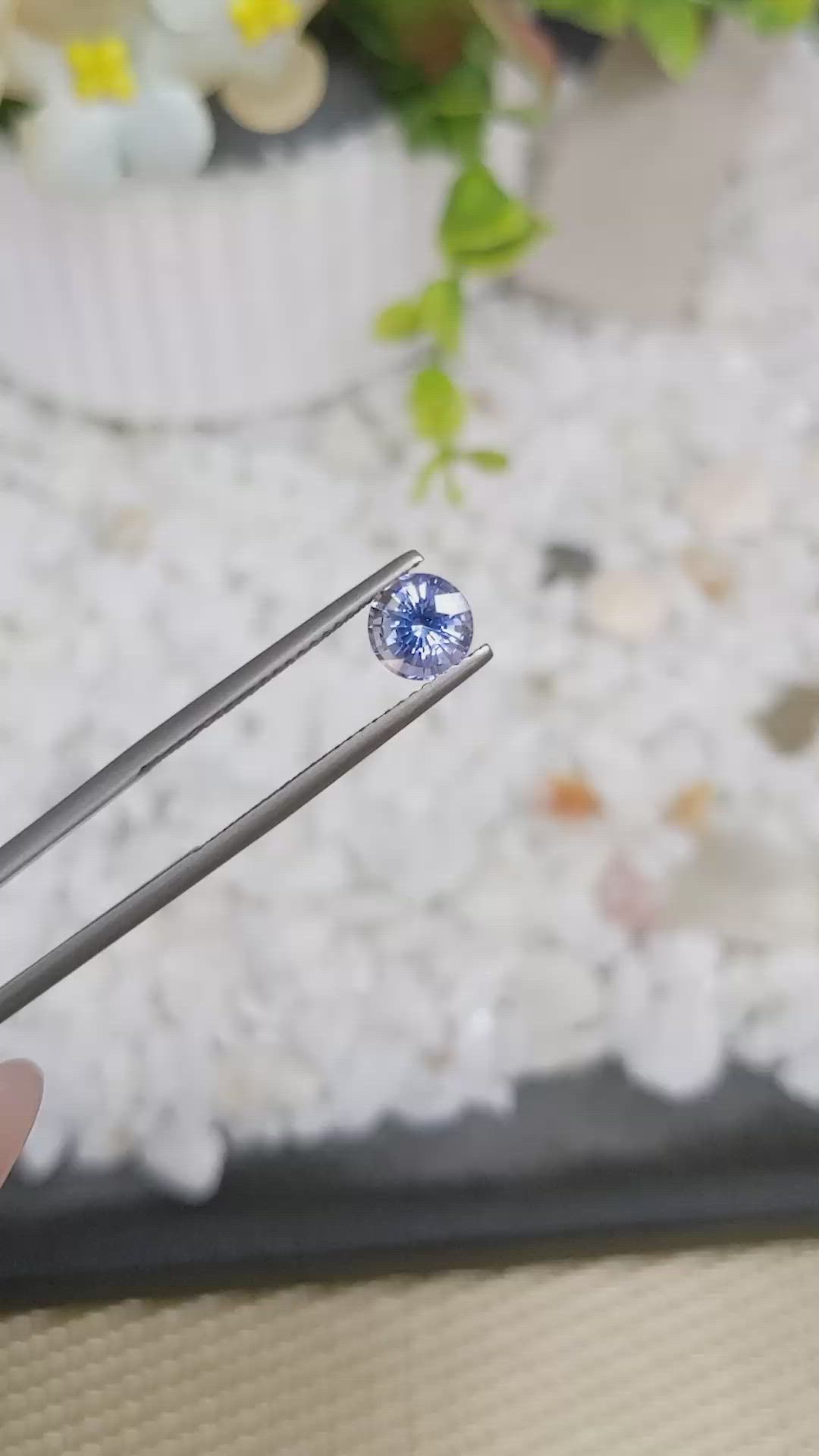 1.19 Ct. Blue Sapphire from Ceylon (Sri Lanka) Size Video