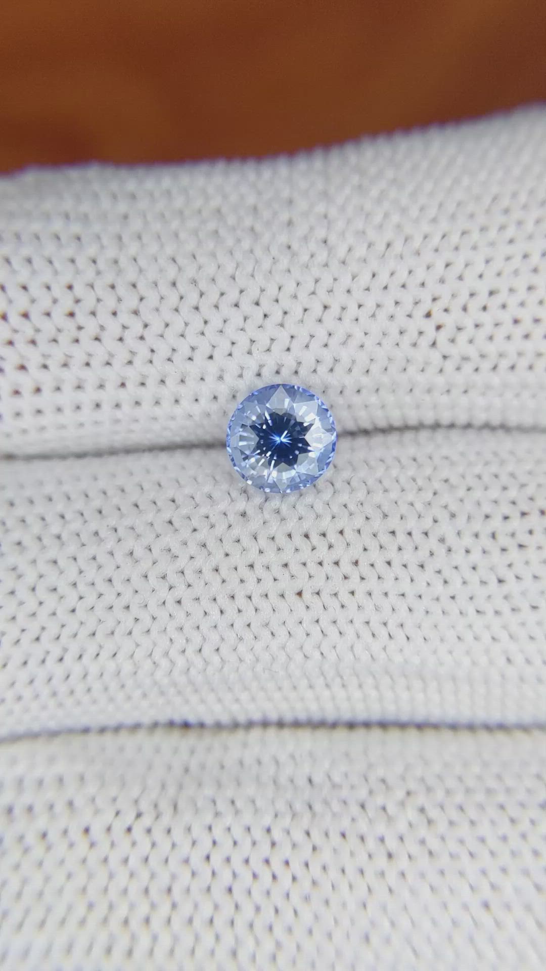 1.19 Ct. Blue Sapphire from Ceylon (Sri Lanka) Size Video