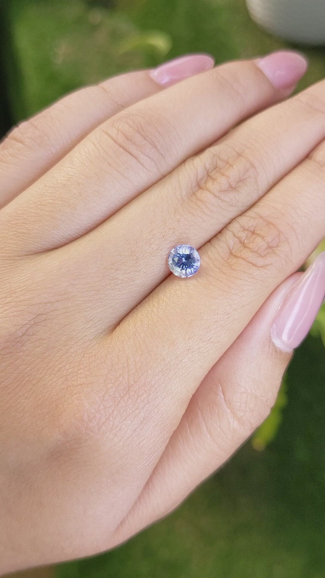 1.19 Ct. Blue Sapphire from Ceylon (Sri Lanka) Size Video