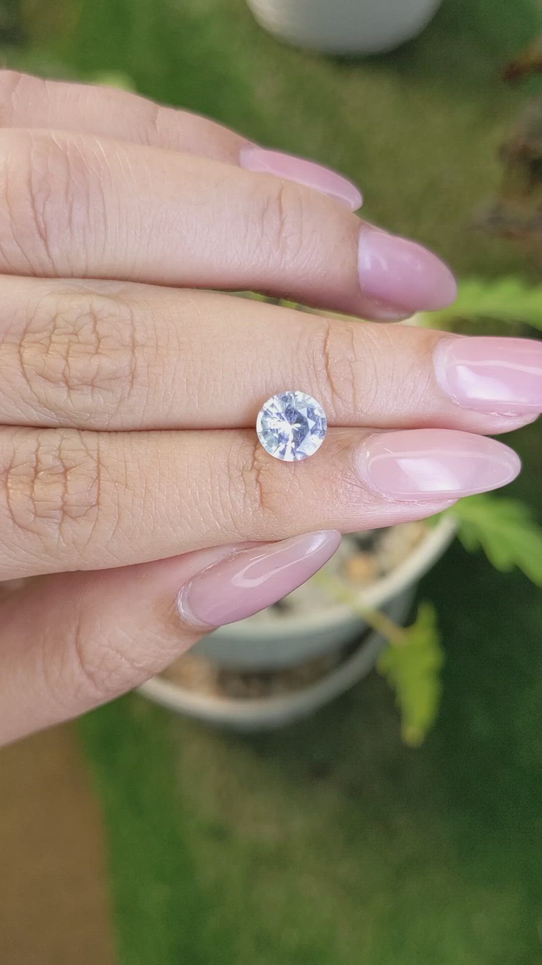 1.70 Ct. Blue Sapphire from Africa Size Video