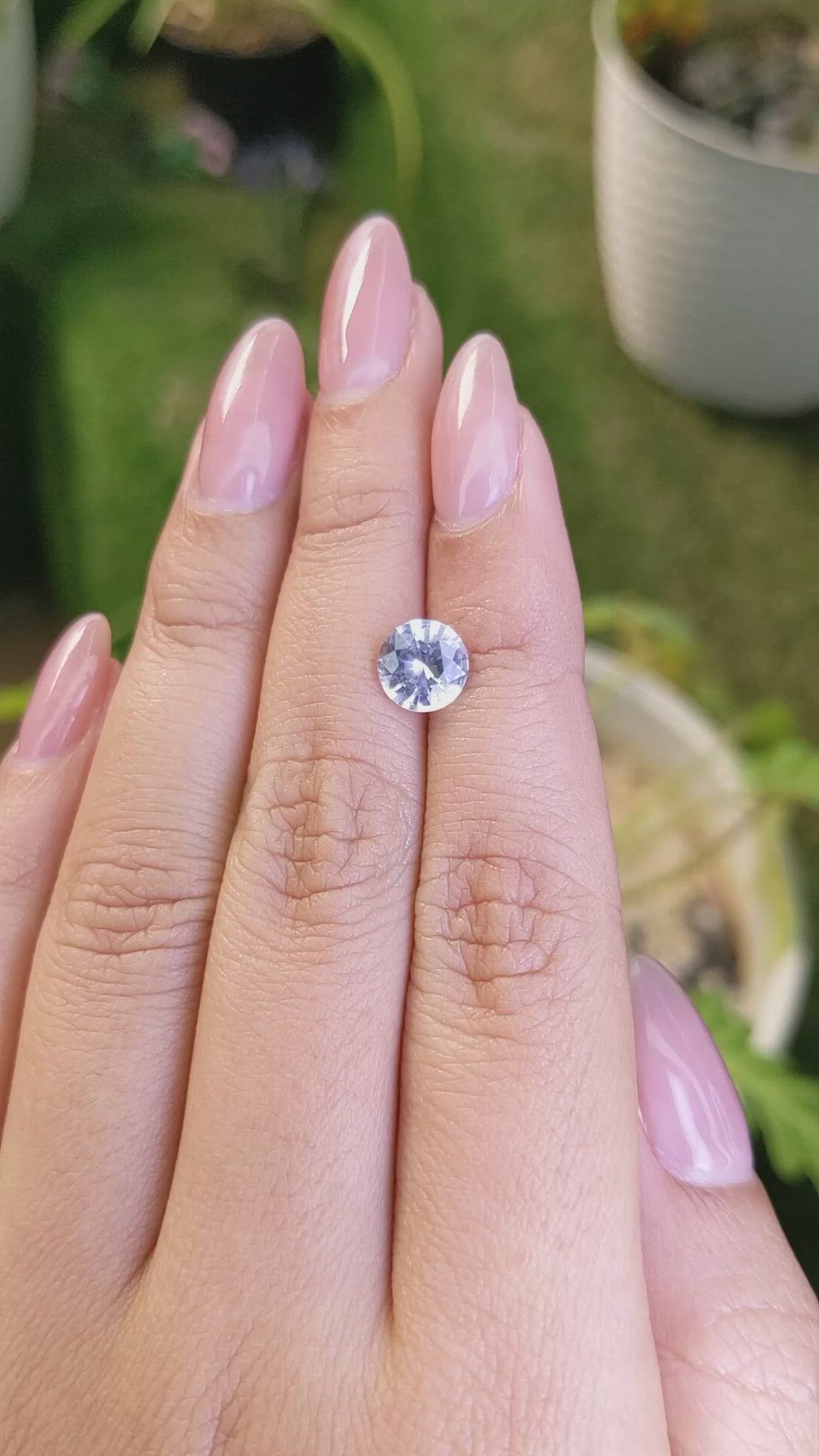 1.70 Ct. Blue Sapphire from Africa Size Video