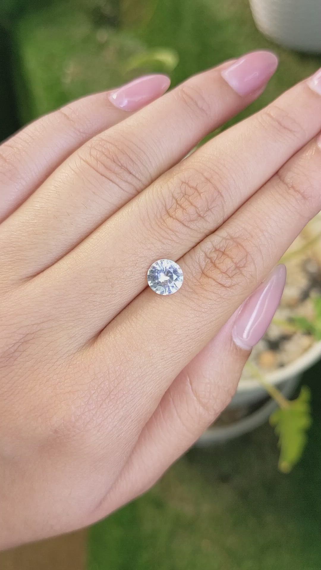 1.70 Ct. Blue Sapphire from Africa Size Video