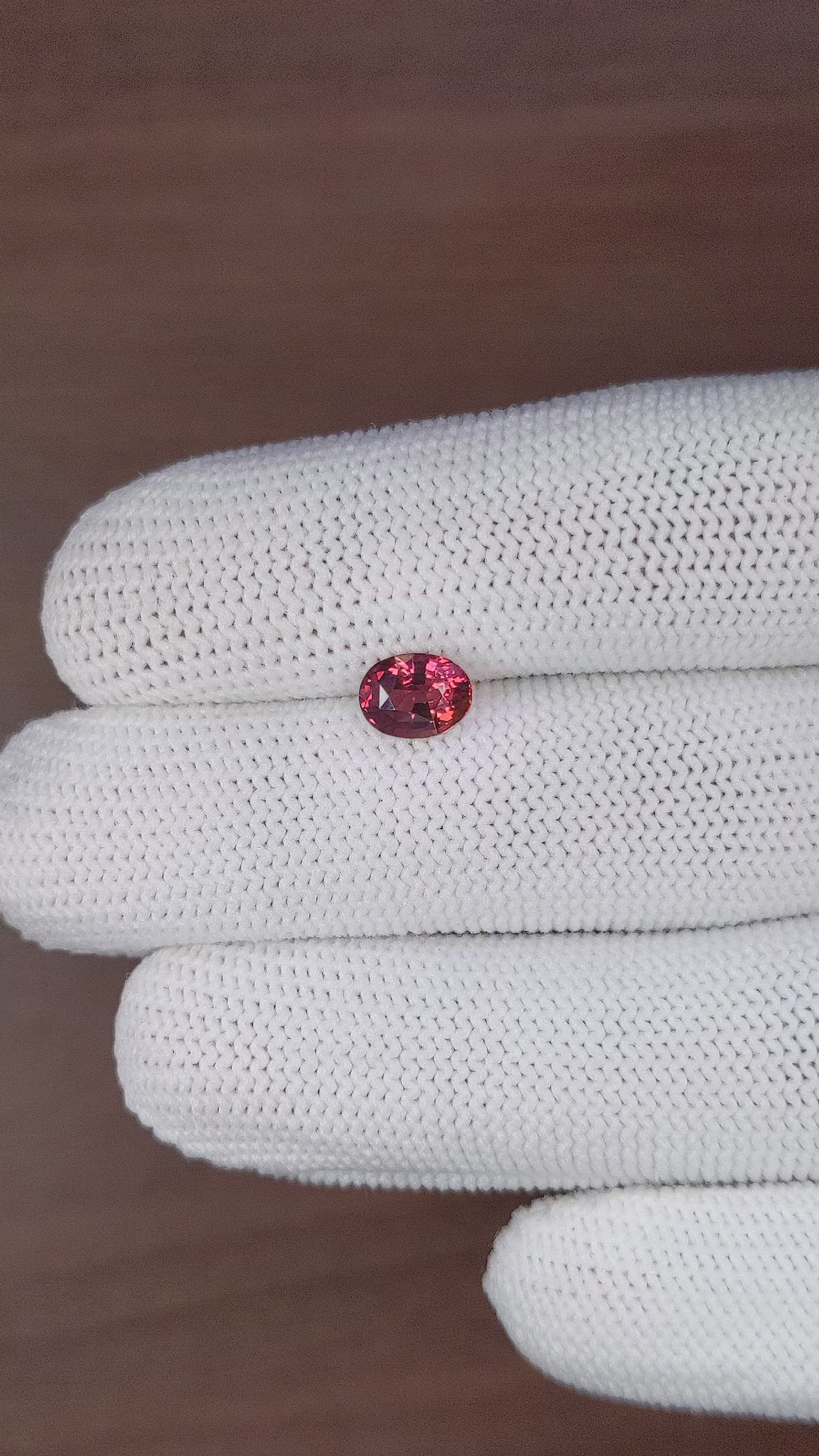 1.51 Ct. Reddish Pink Sapphire from Madagascar Size Video
