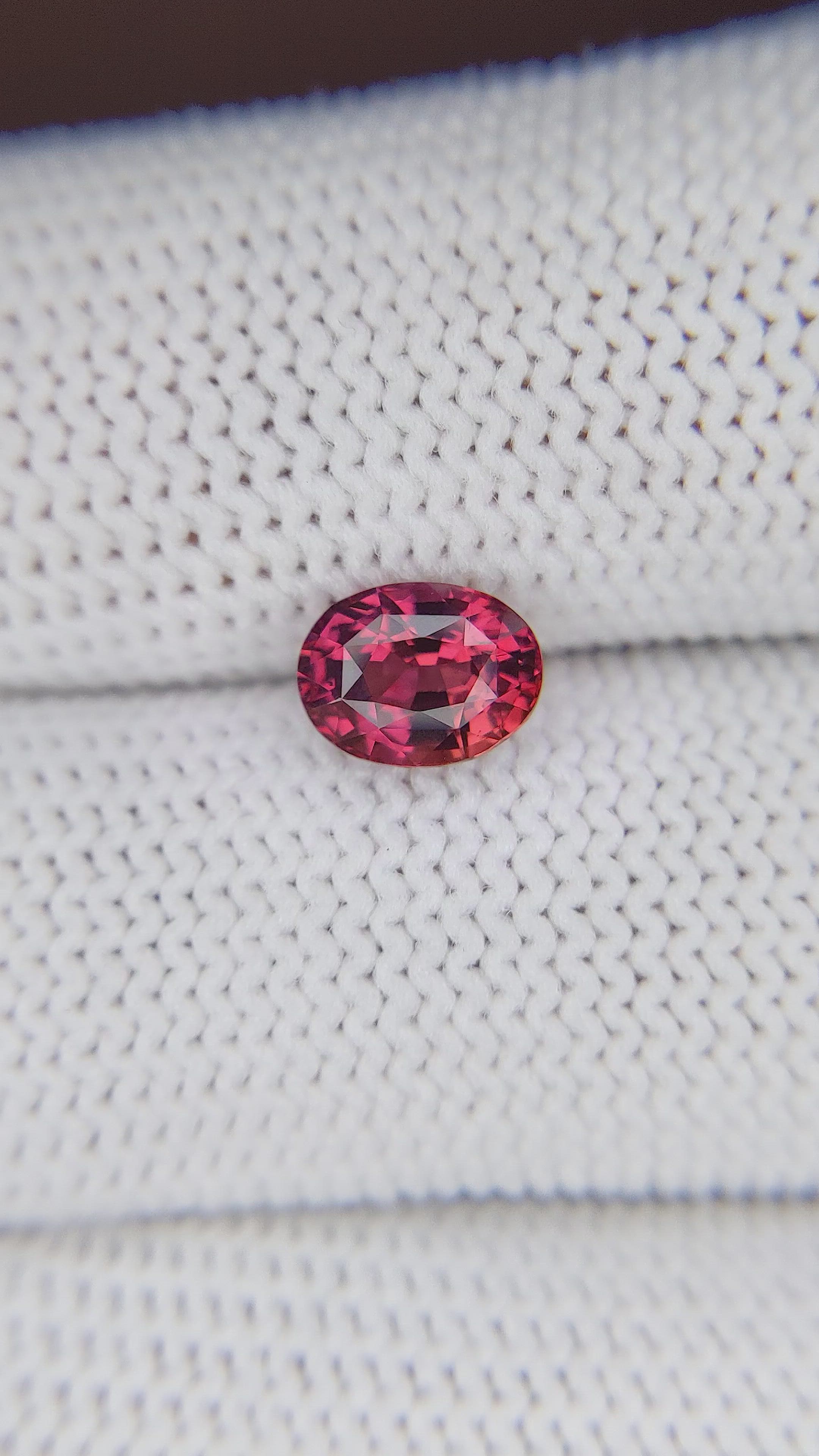 1.51 Ct. Reddish Pink Sapphire from Madagascar Size Video