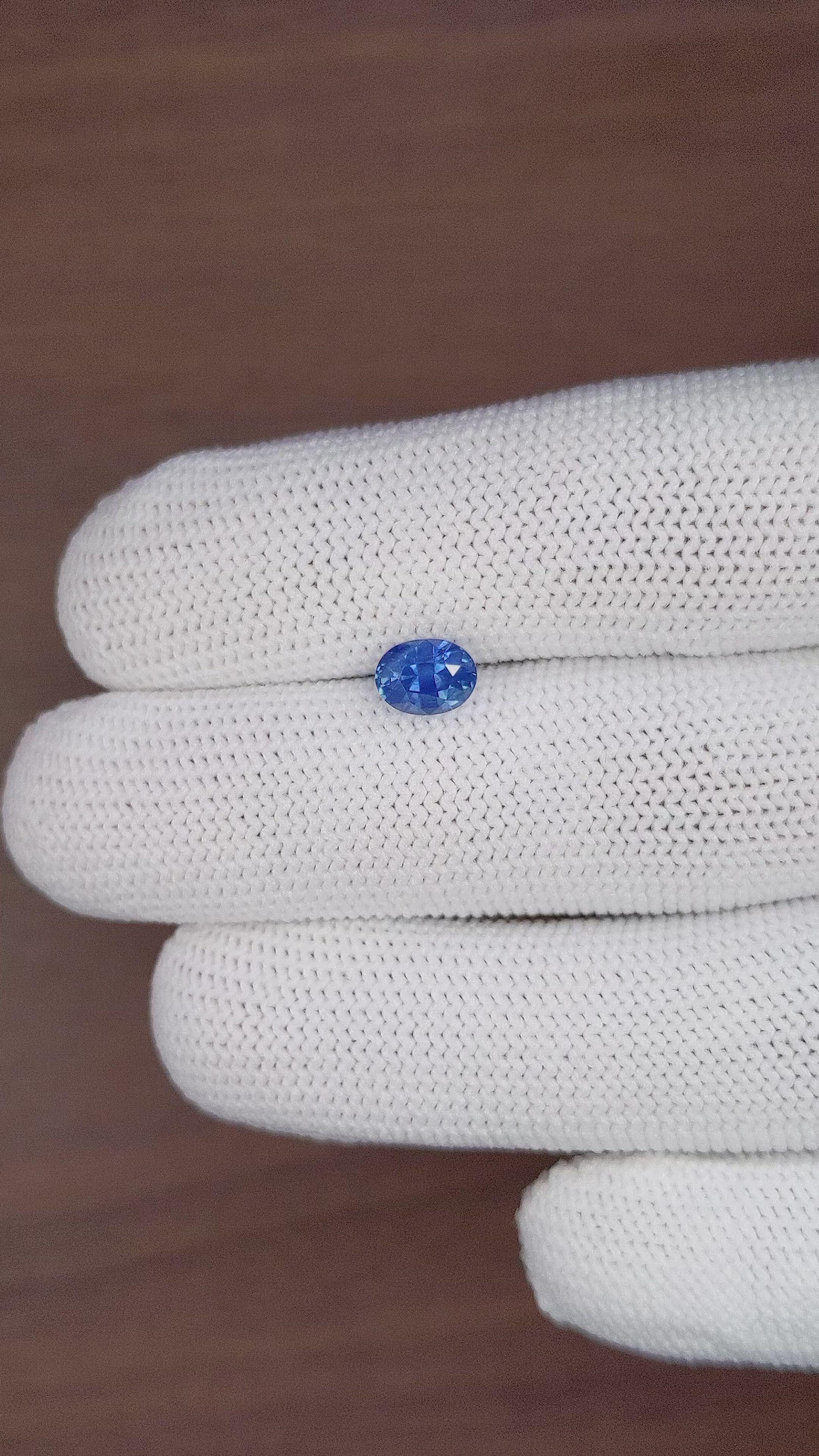 1.62 Ct. Blue Sapphire from Madagascar Size Video