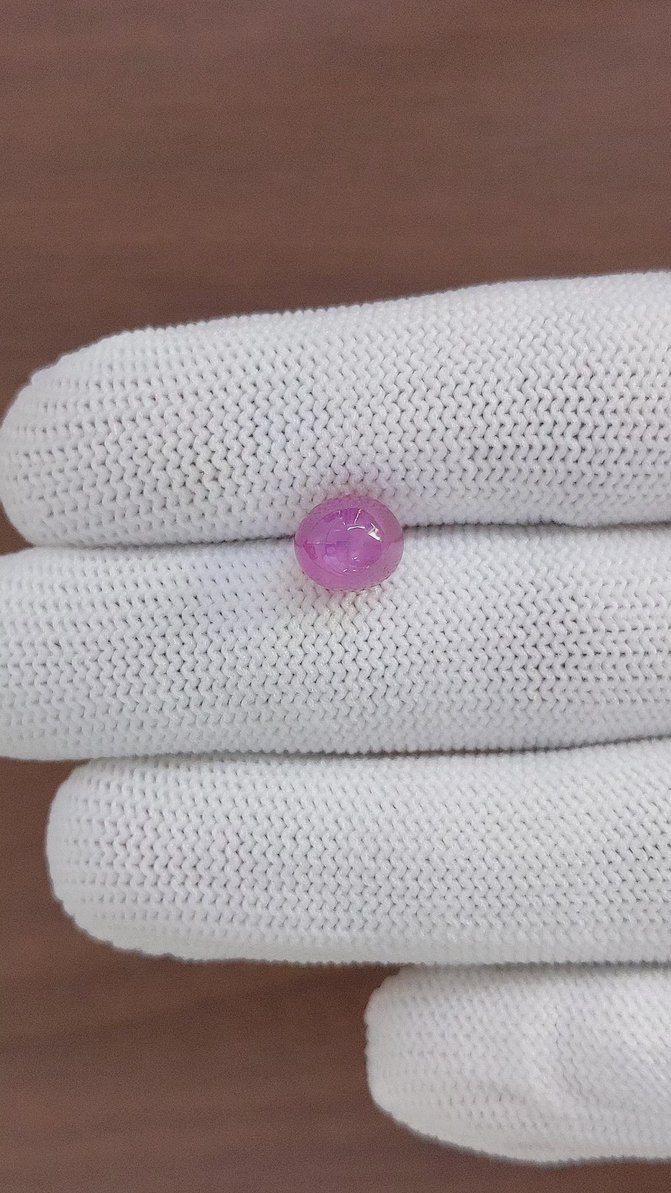 4.79 Ct. Pink Star Sapphire from Ceylon (Sri Lanka) Size Video