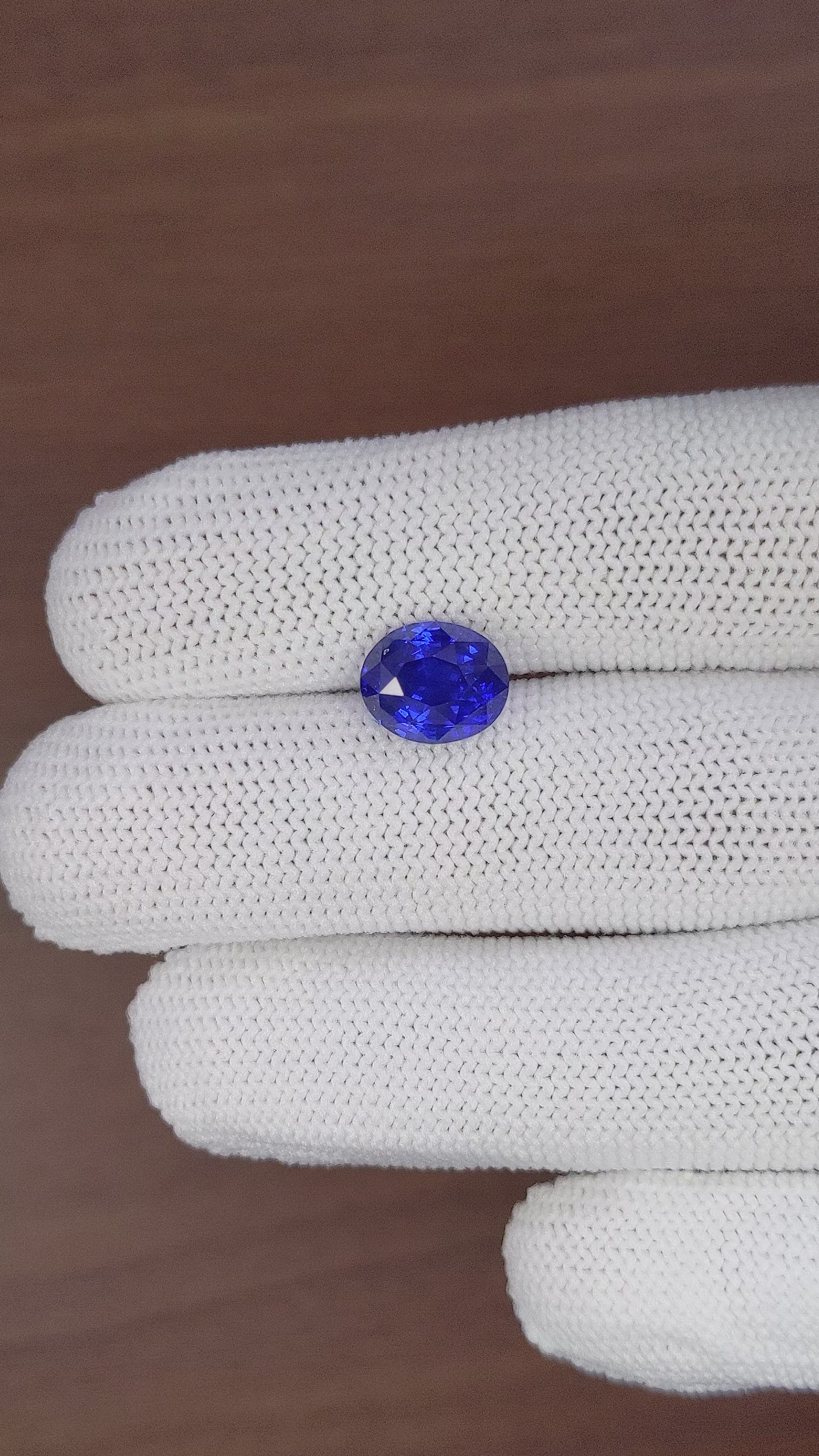 4.62 Ct. Blue Sapphire from Madagascar Size Video