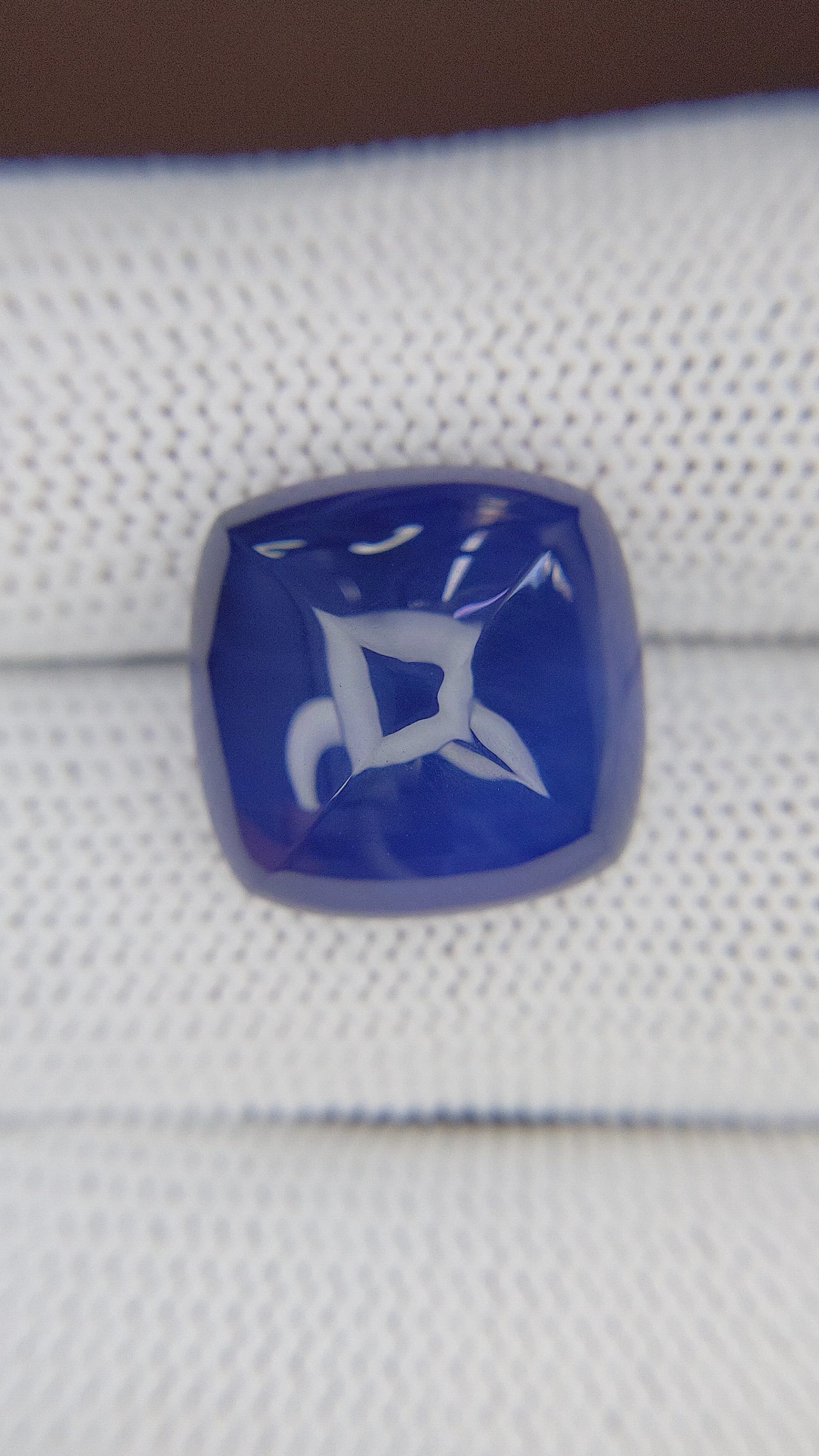 26.51 Ct. Blue Sapphire from Ceylon (Sri Lanka) Size Video