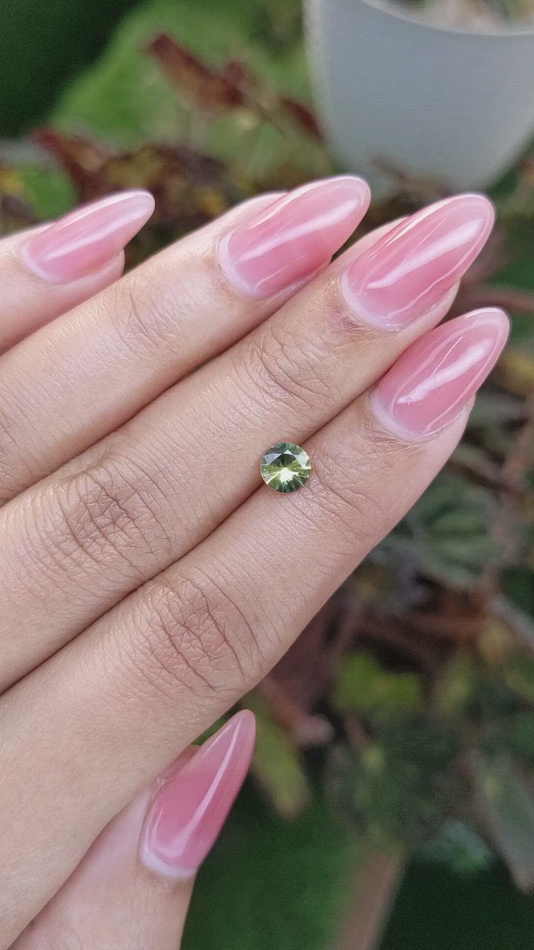 0.63 Ct. Bi Color / Parti Sapphire from Madagascar Size Video