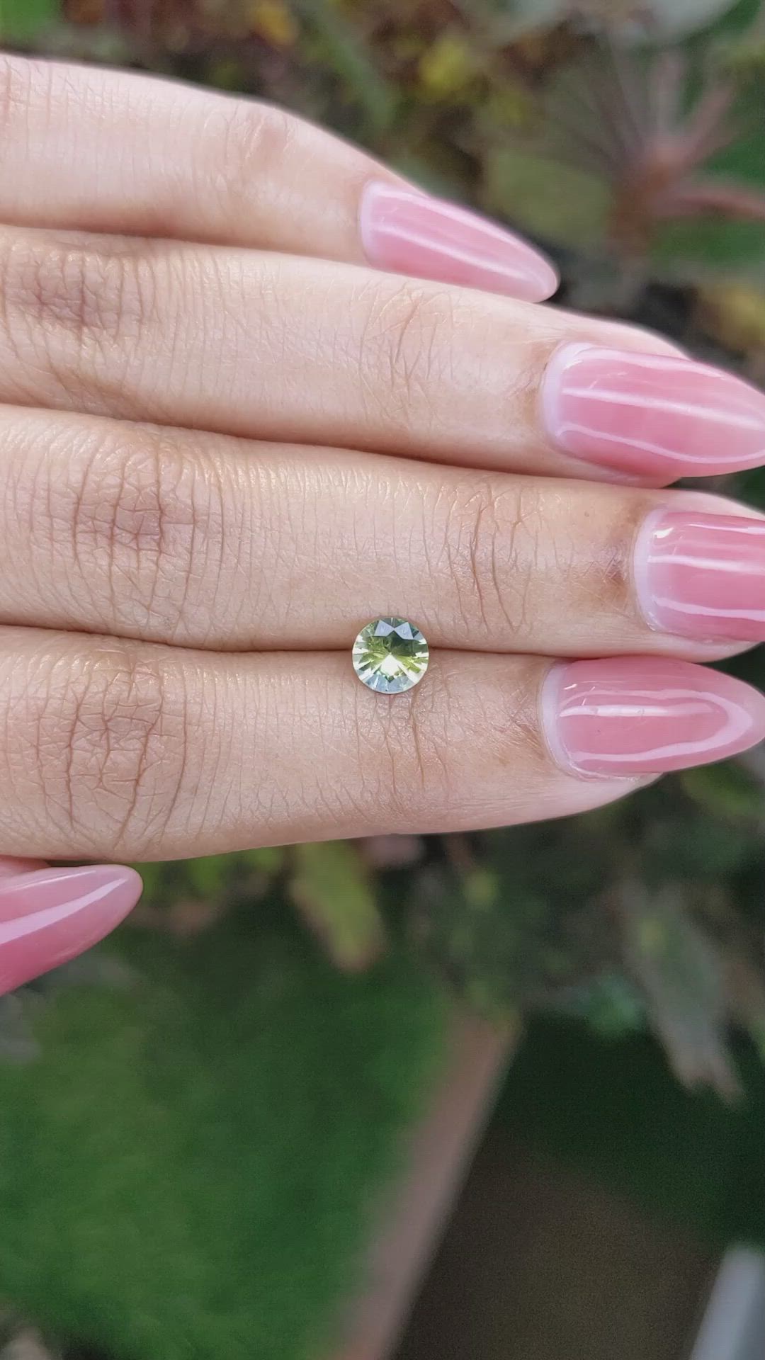 0.63 Ct. Bi Color / Parti Sapphire from Madagascar Size Video
