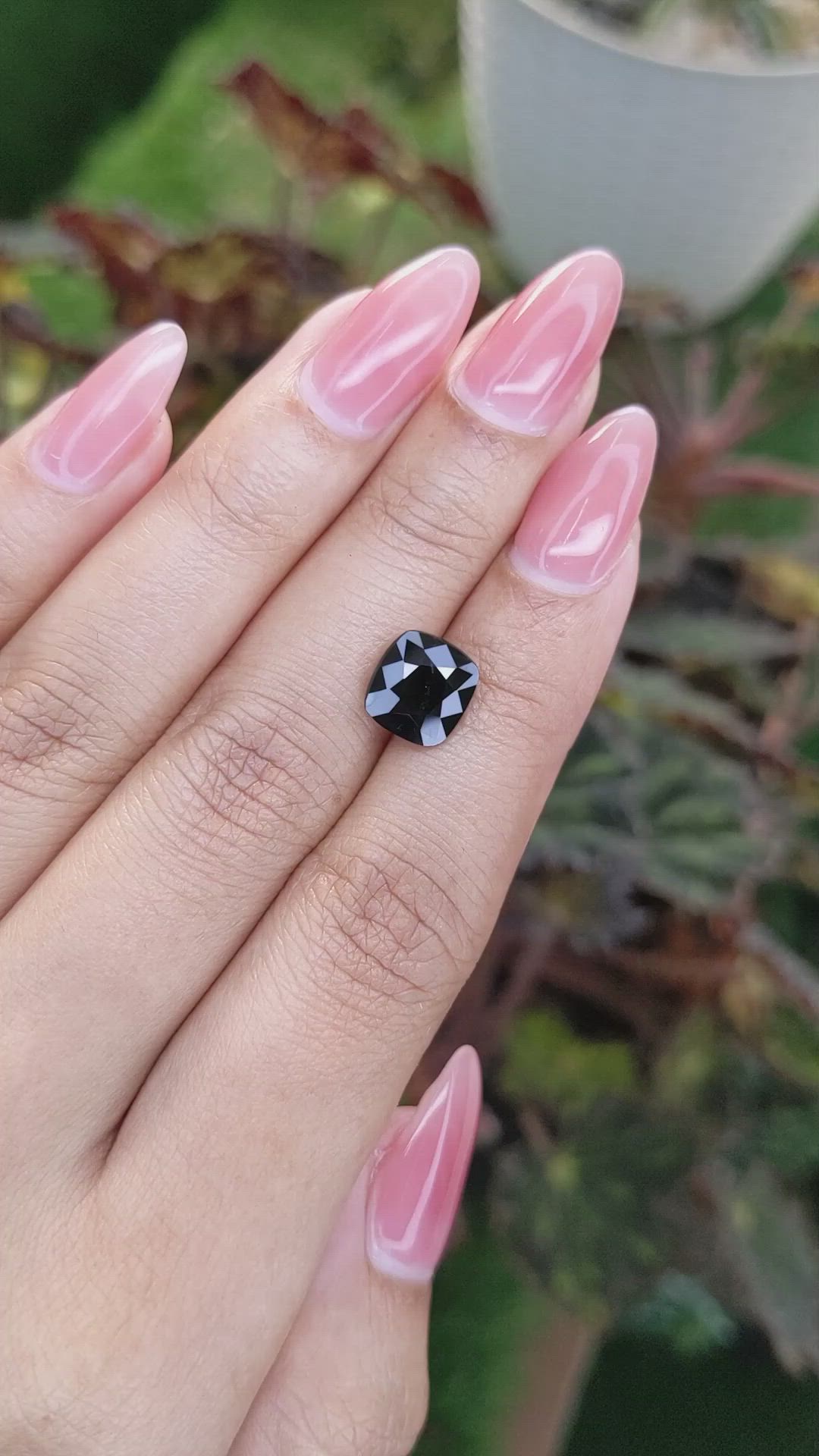 3.96 Ct. Greenish Blue Sapphire from Madagascar Size Video