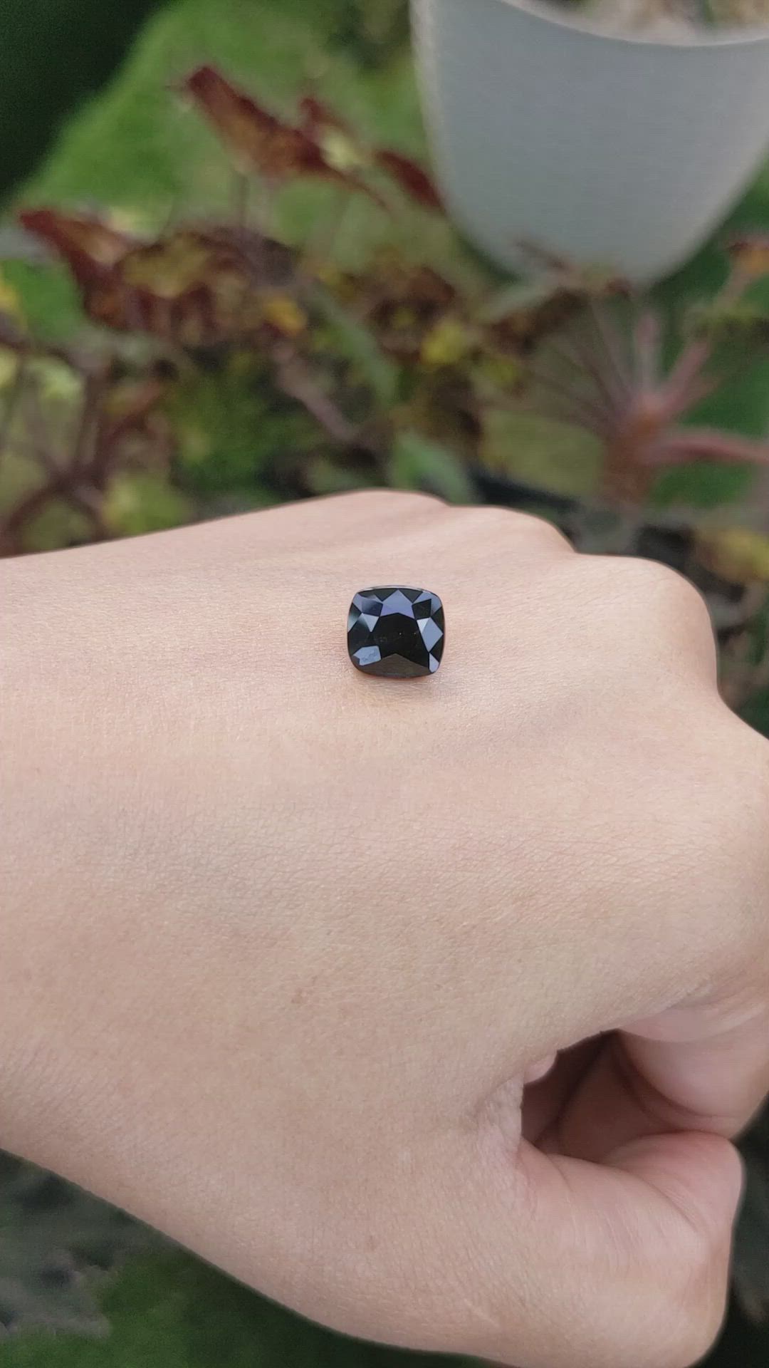 3.96 Ct. Greenish Blue Sapphire from Madagascar Size Video